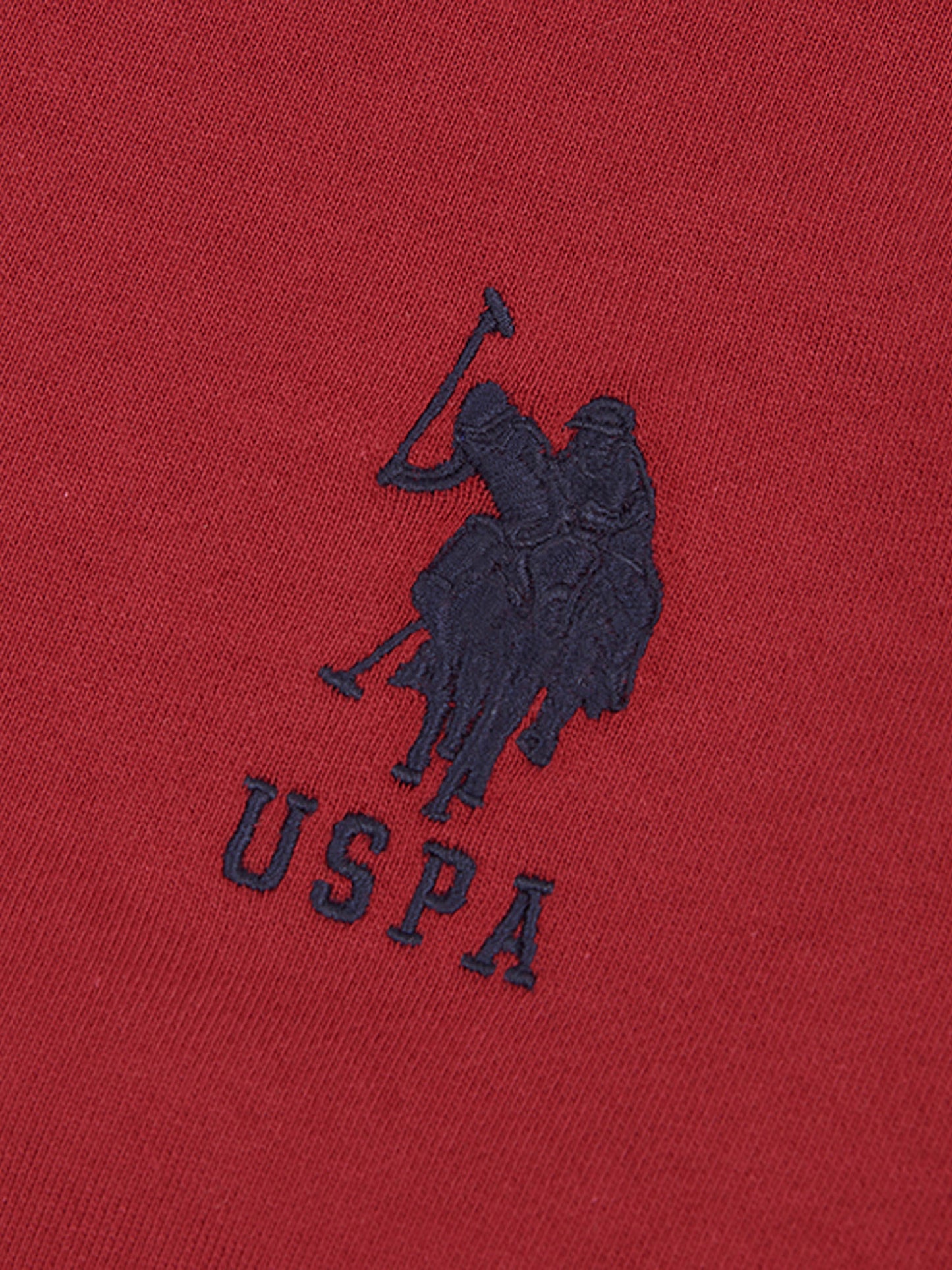 Mens Player 3 Crew Neck Sweatshirt in Biking Red