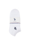 3 Pack Short Sport Socks in Bright White
