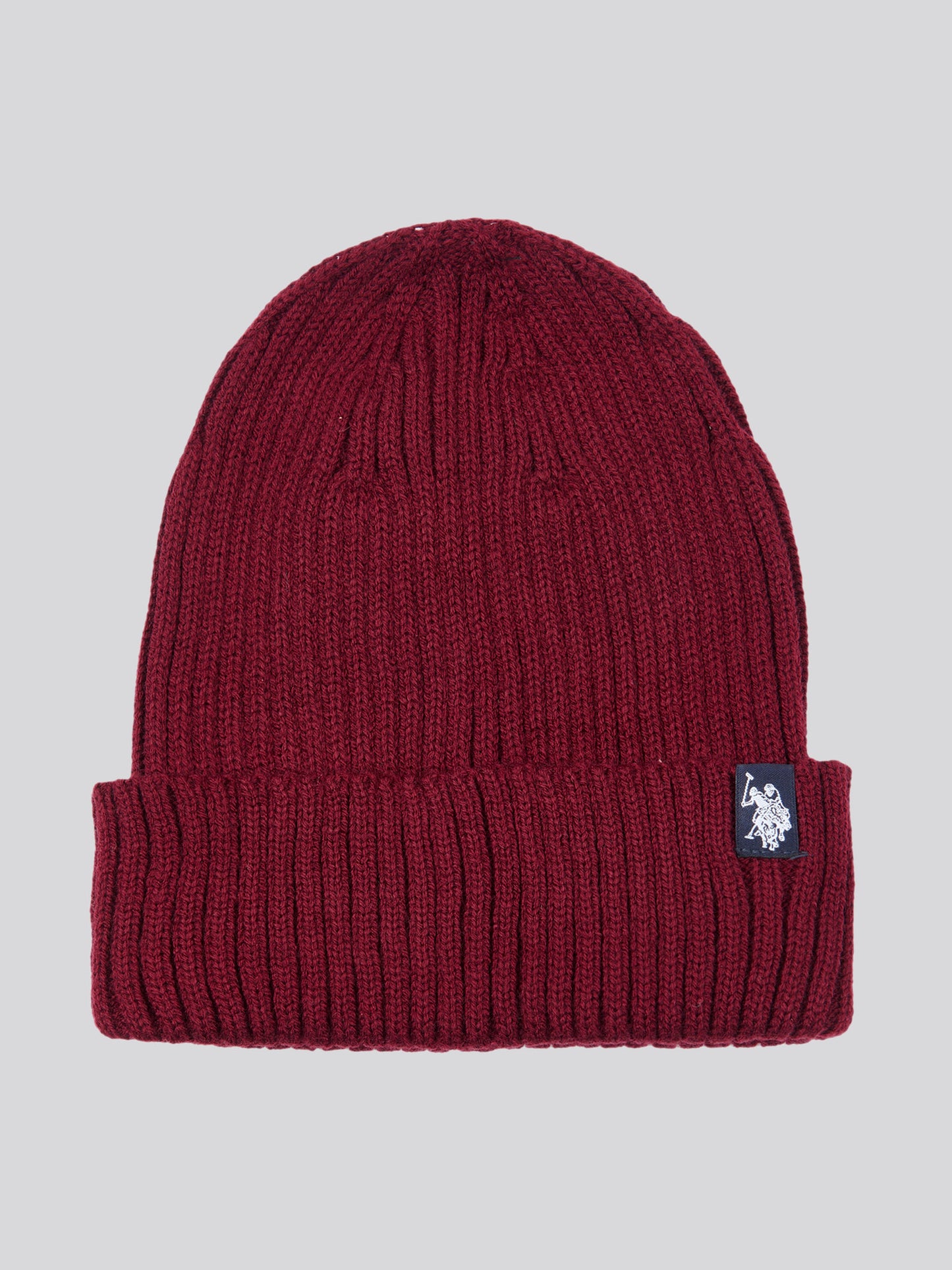 Chunky Rib Beanie in Windsor Wine