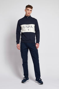 Mens Ripstop Cargo Trousers in Navy Blue
