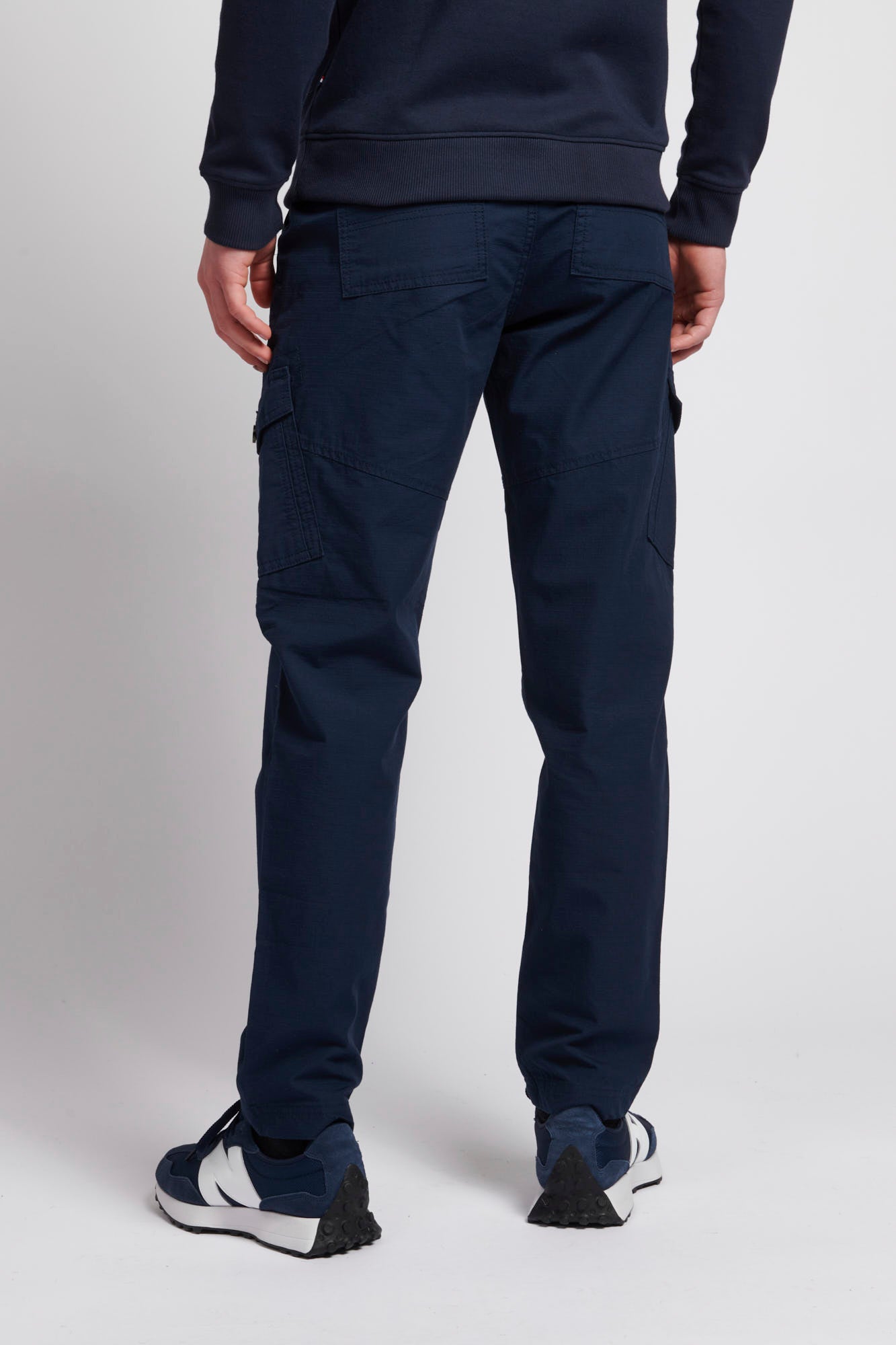Mens Ripstop Cargo Trousers in Navy Blue – U.S. Polo Assn. UK