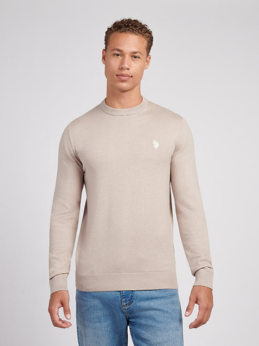 Mens Cotton Crewneck in Atmosphere