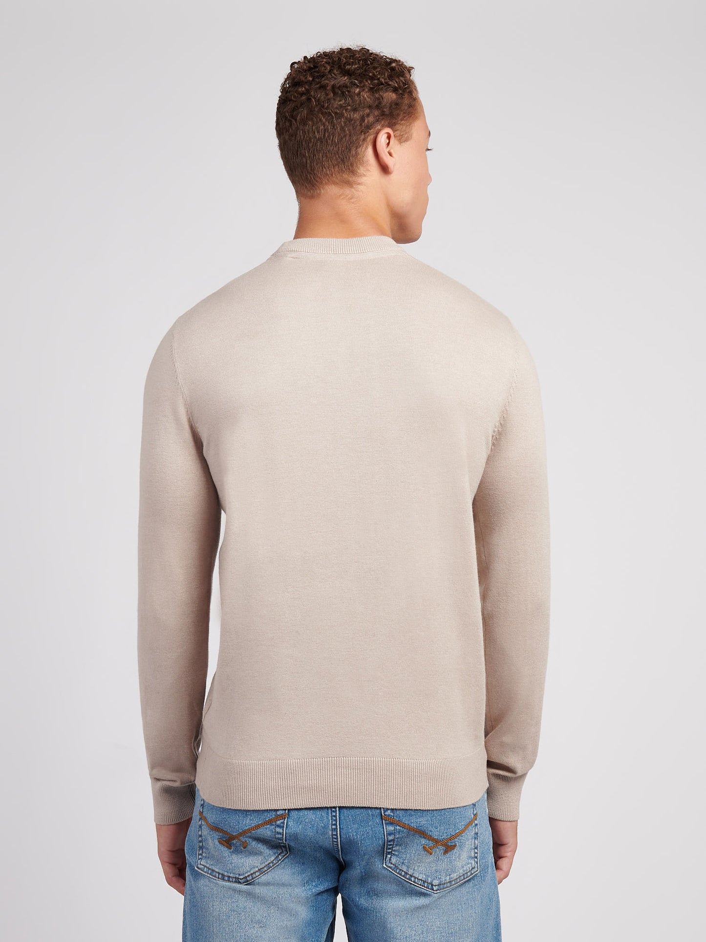 Mens Cotton Crewneck in Atmosphere