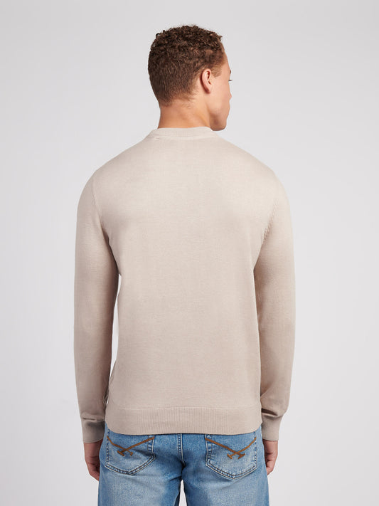 Mens Cotton Crewneck in Atmosphere