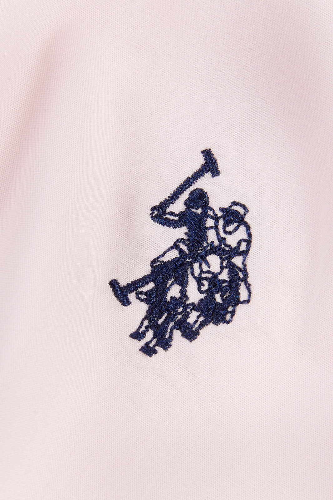 Mens Long Sleeve Poplin Shirt in Chalk Pink