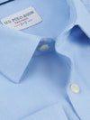 Mens Long Sleeve Dobby Texture Shirt in Skyway