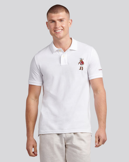 Mens Chuck Polo Shirt in Bright White