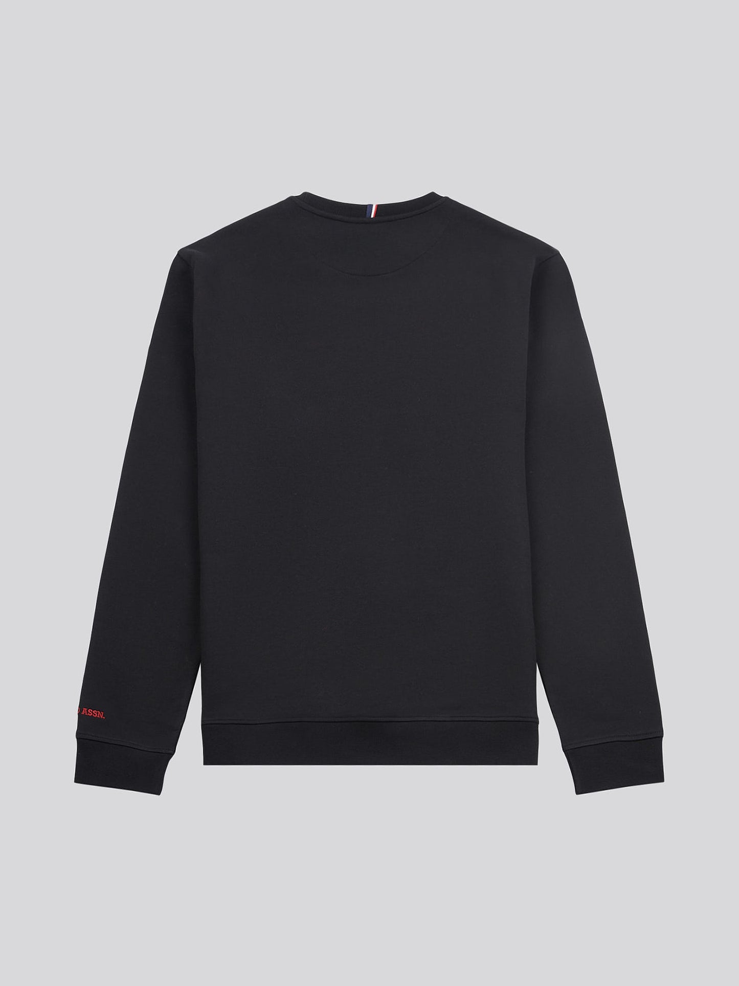 Mens USPA Chuck Loopback Crew Sweat in Black