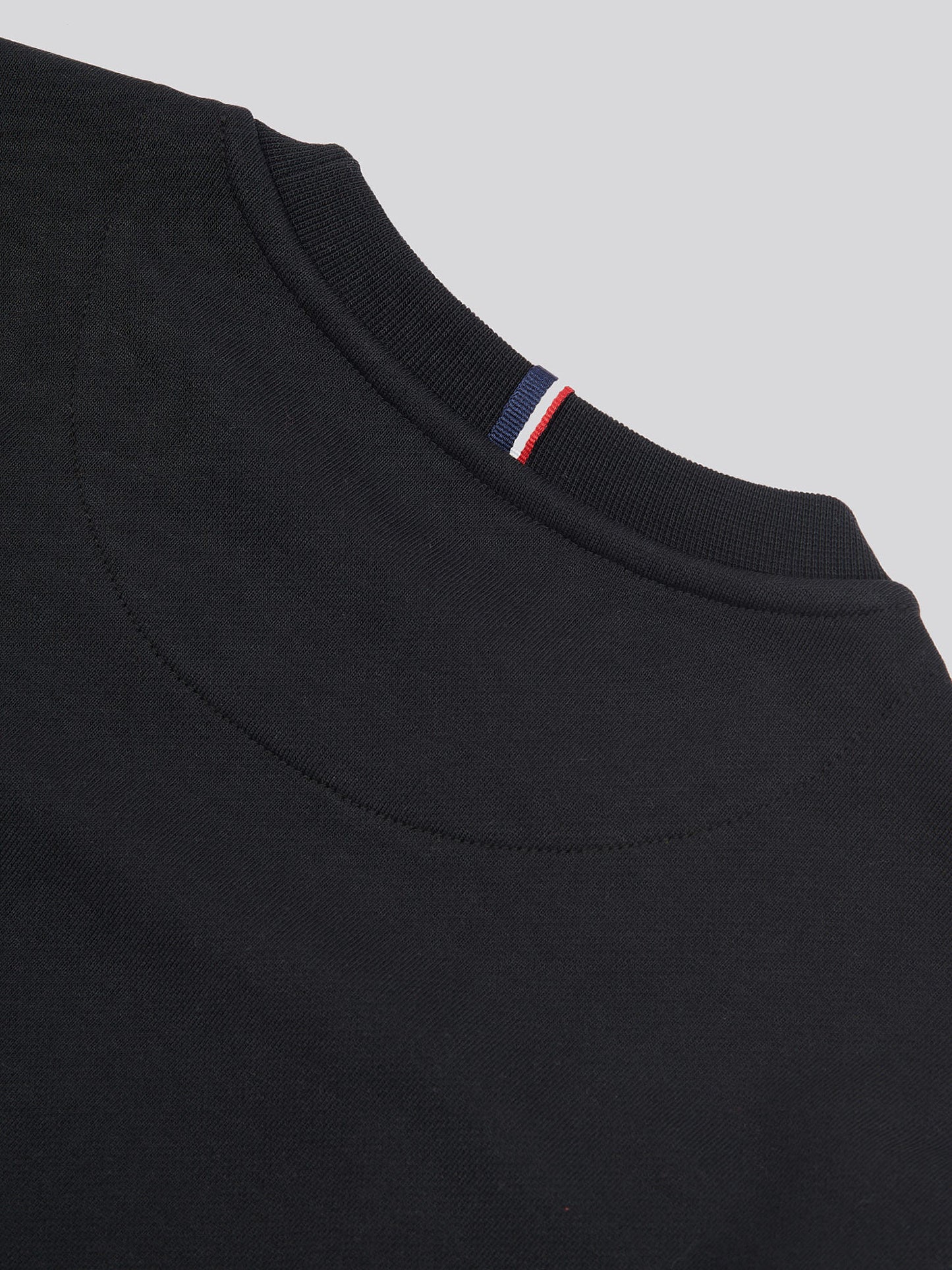 Mens USPA Chuck Loopback Crew Sweat in Black