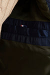 Mens Quilted Hacking Gilet in Navy Blue