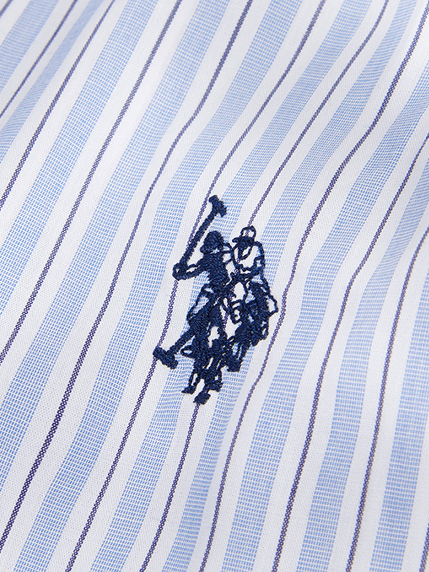 Mens Multi Stripe Shirt in Skyway