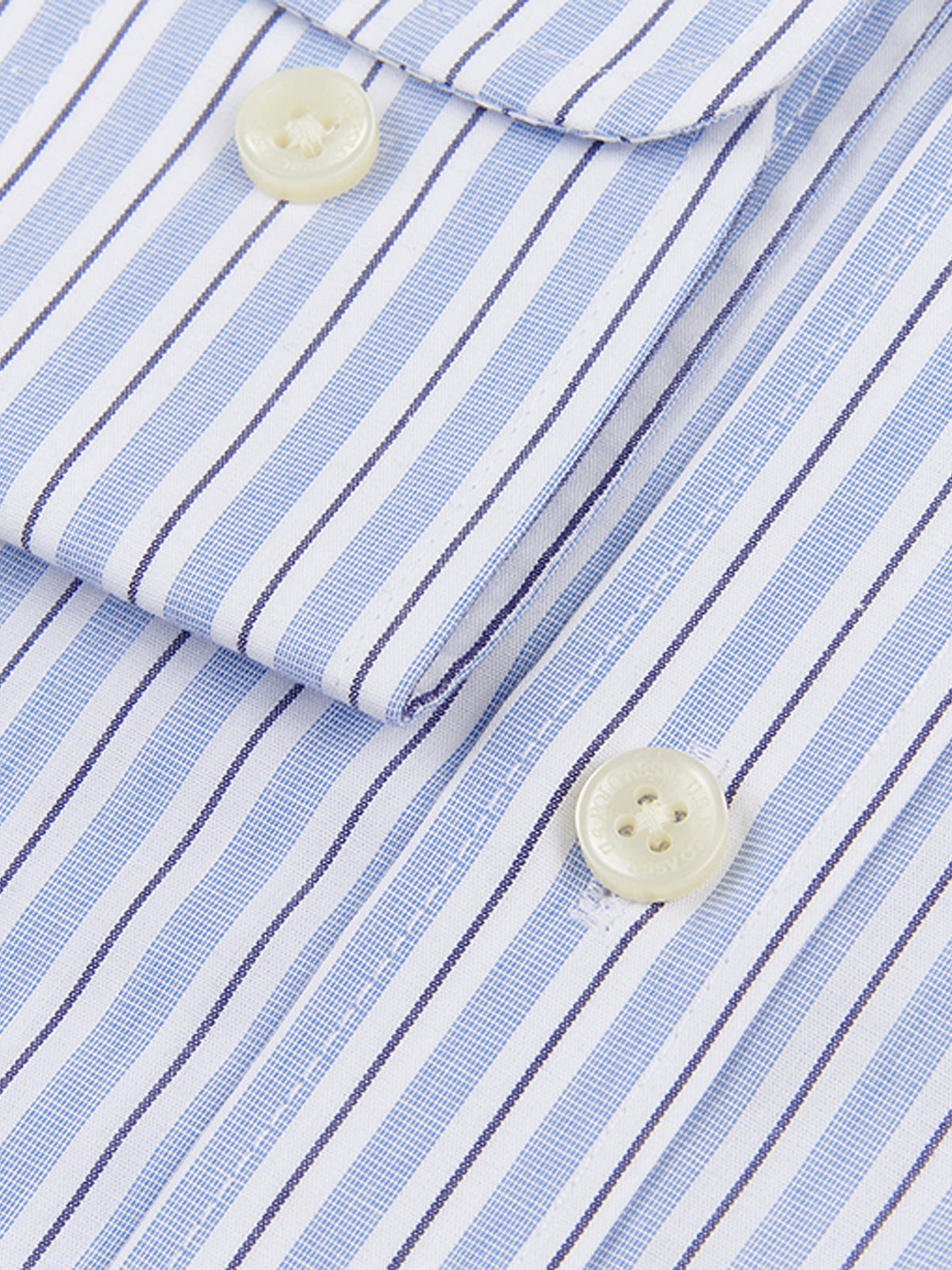 Mens Multi Stripe Shirt in Skyway