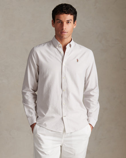 Mens Oxford Stripe  Shirt Atmosphere