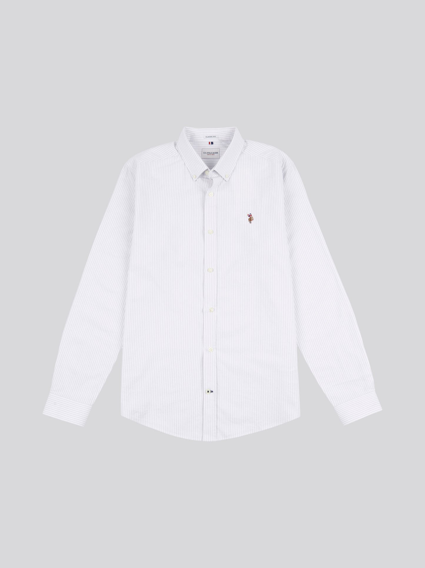 Mens Oxford Stripe  Shirt Harbor Mist
