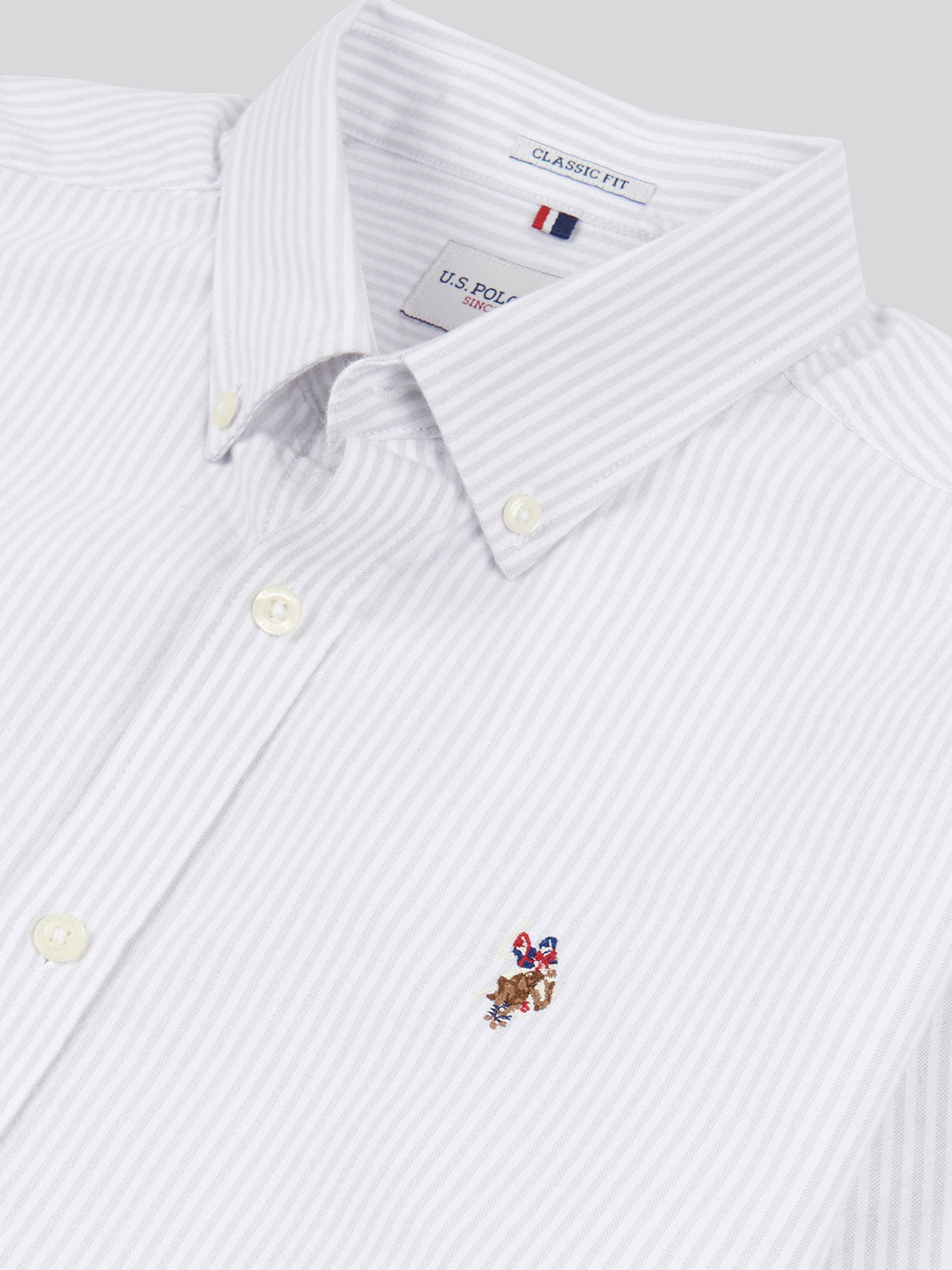 Mens Oxford Stripe  Shirt Harbor Mist