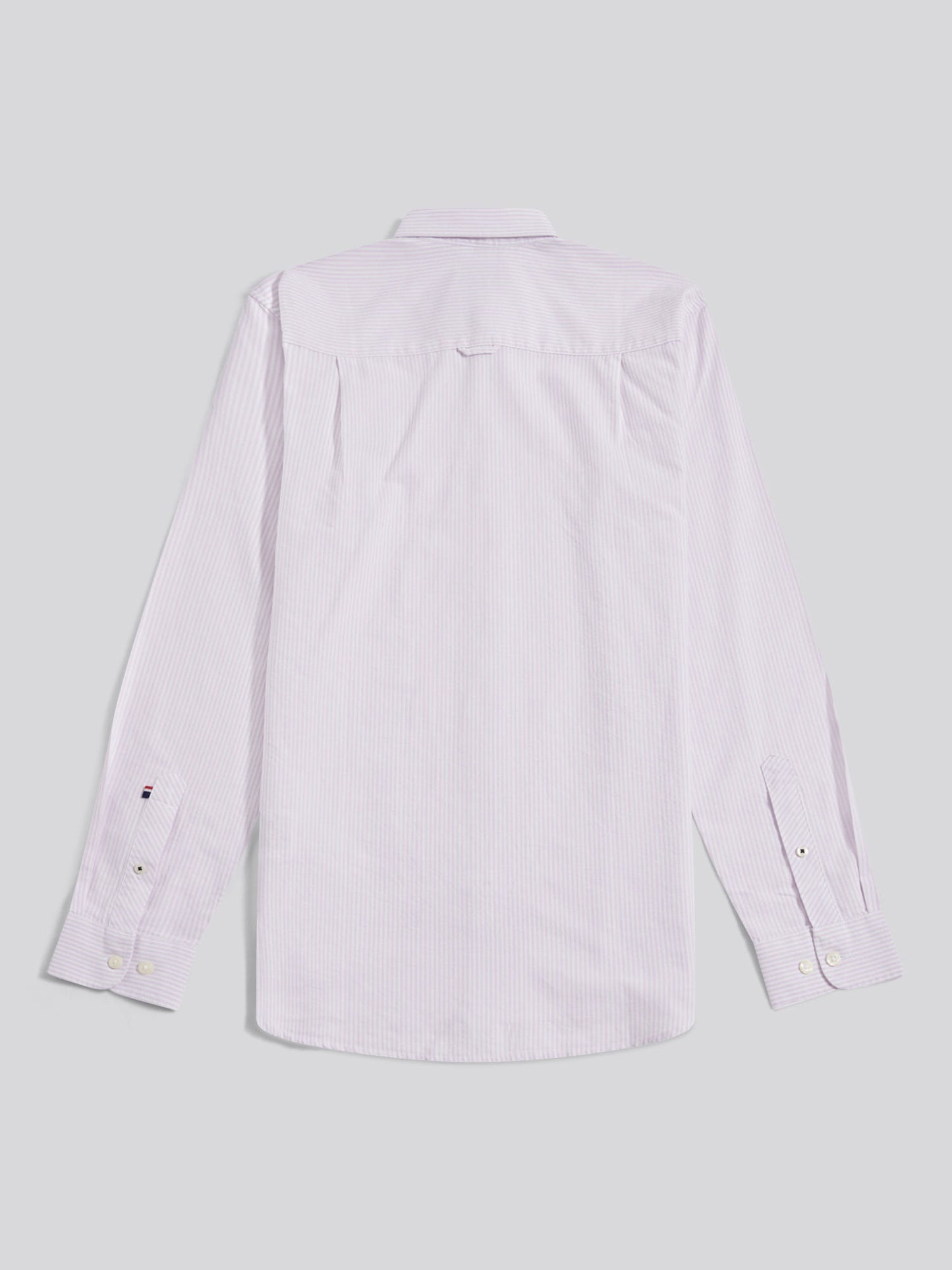 Mens Oxford Stripe  Shirt Lilac Breeze