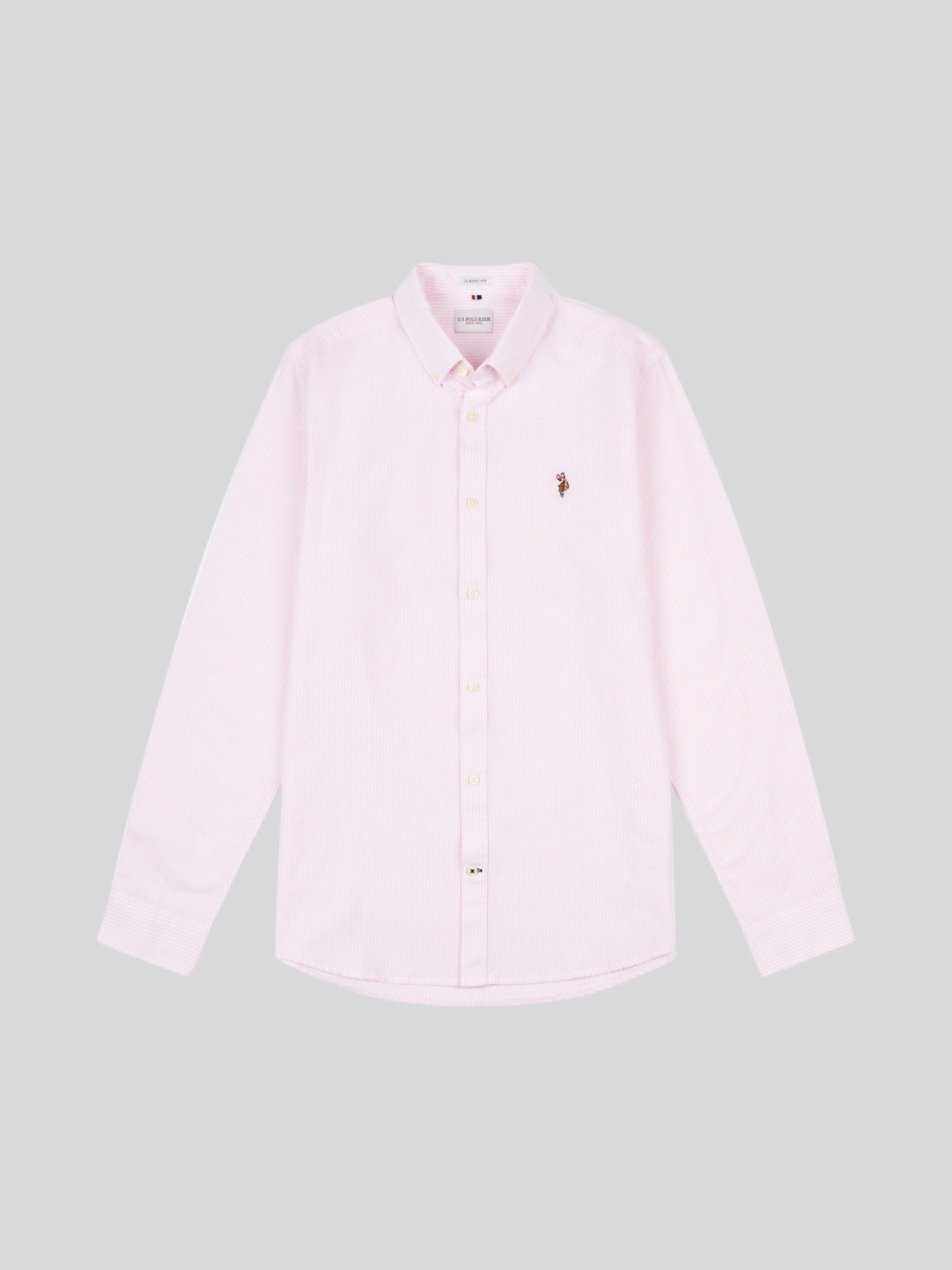 Mens Oxford Stripe  Shirt Tickled Pink