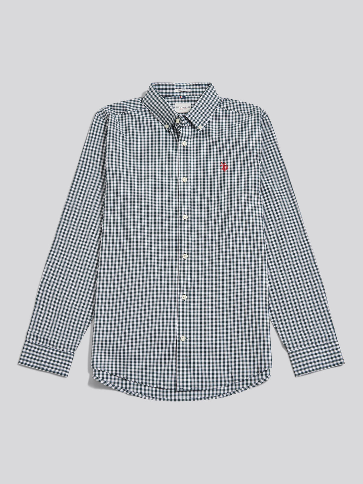 Mens Gingham Shirt Green Gables