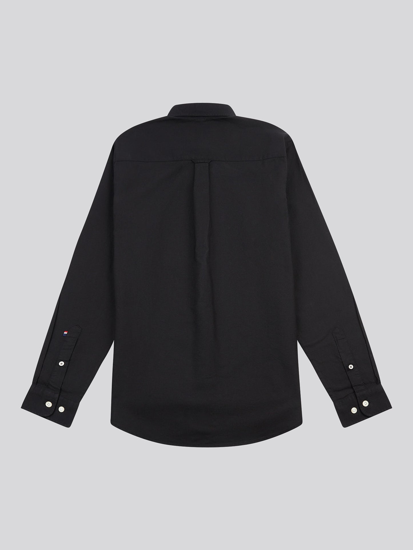 Mens Peached Oxford Shirt  in Black