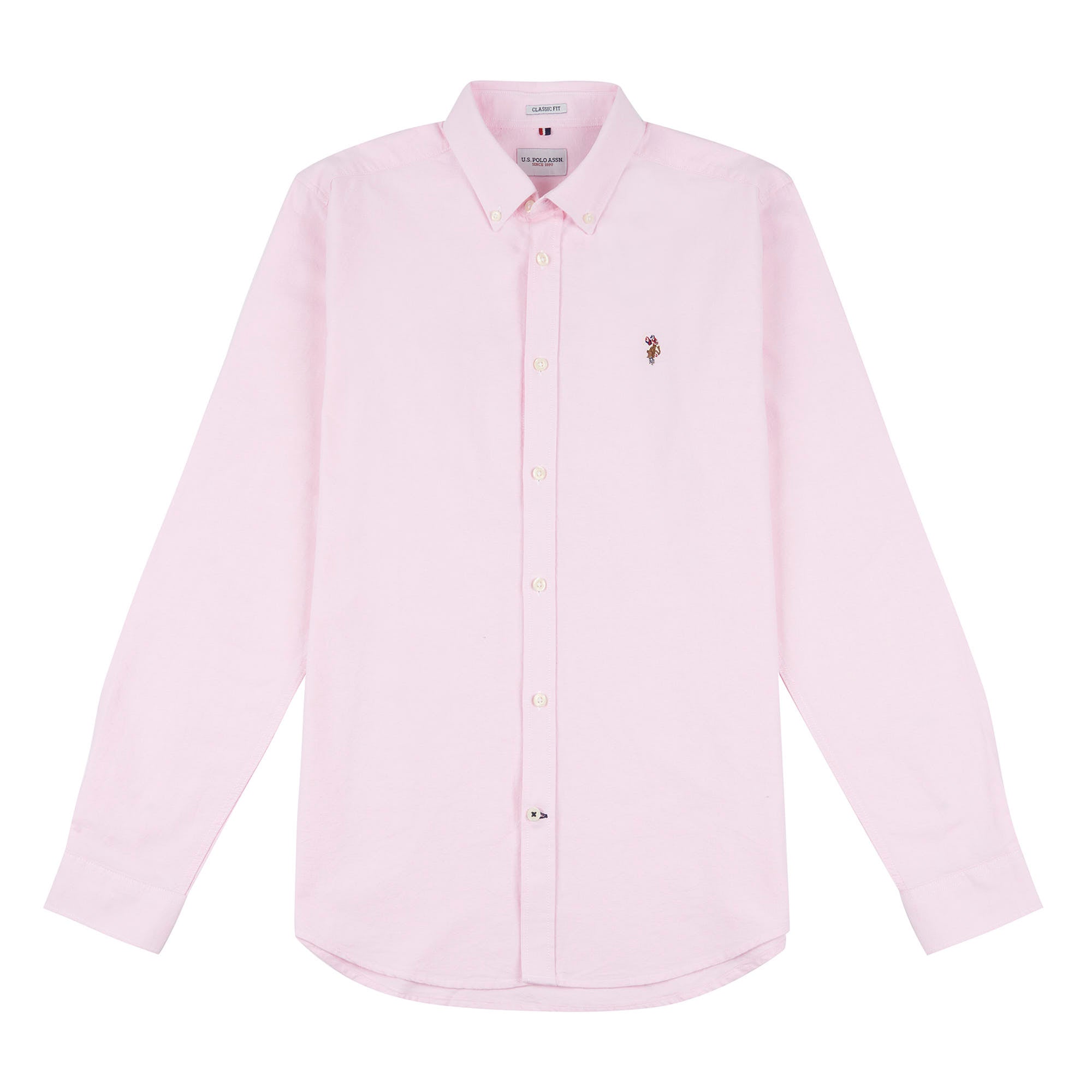Mens Peached Oxford Shirt in Orchid Pink