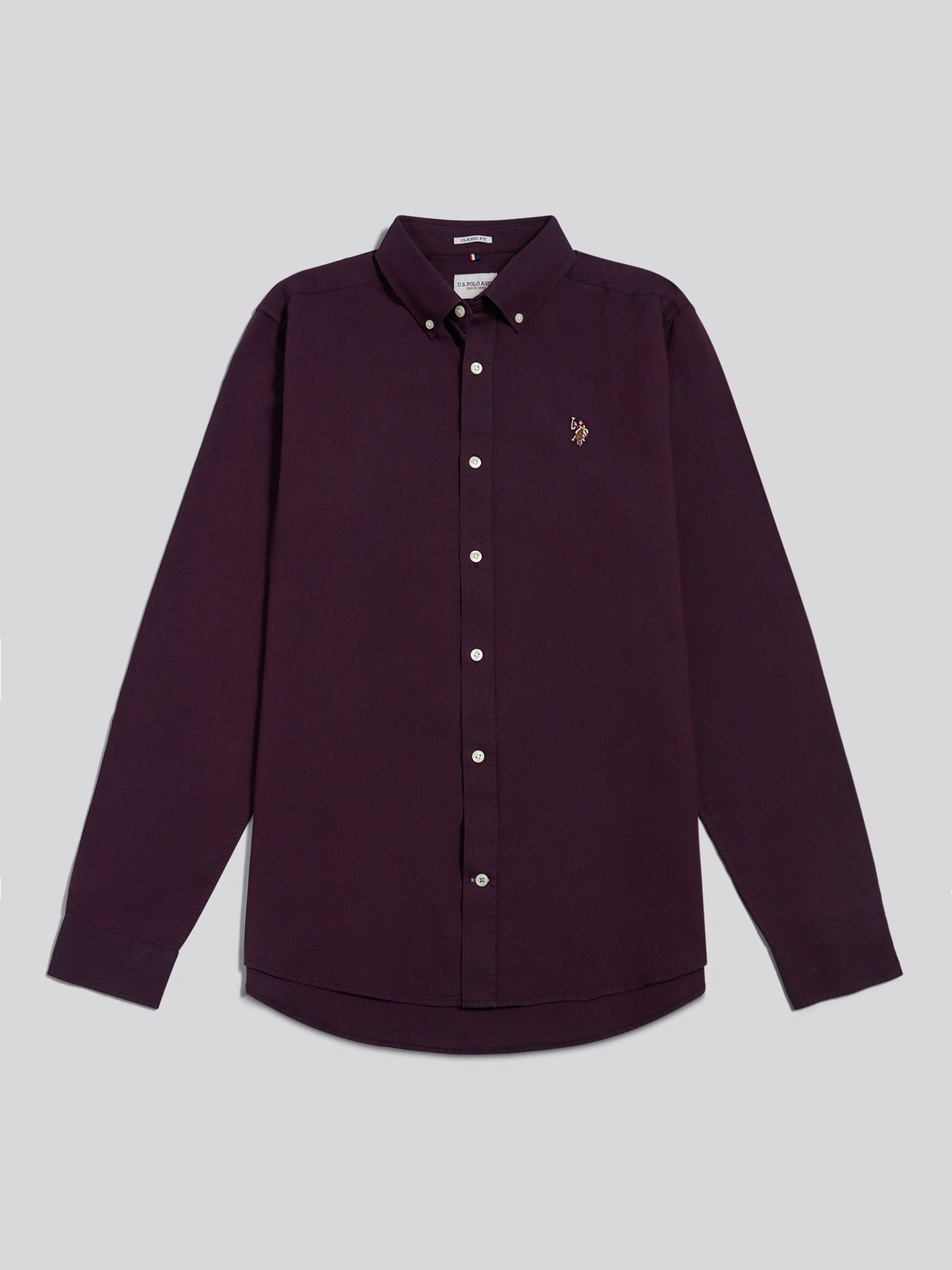 Mens Peached Oxford Shirt Fig