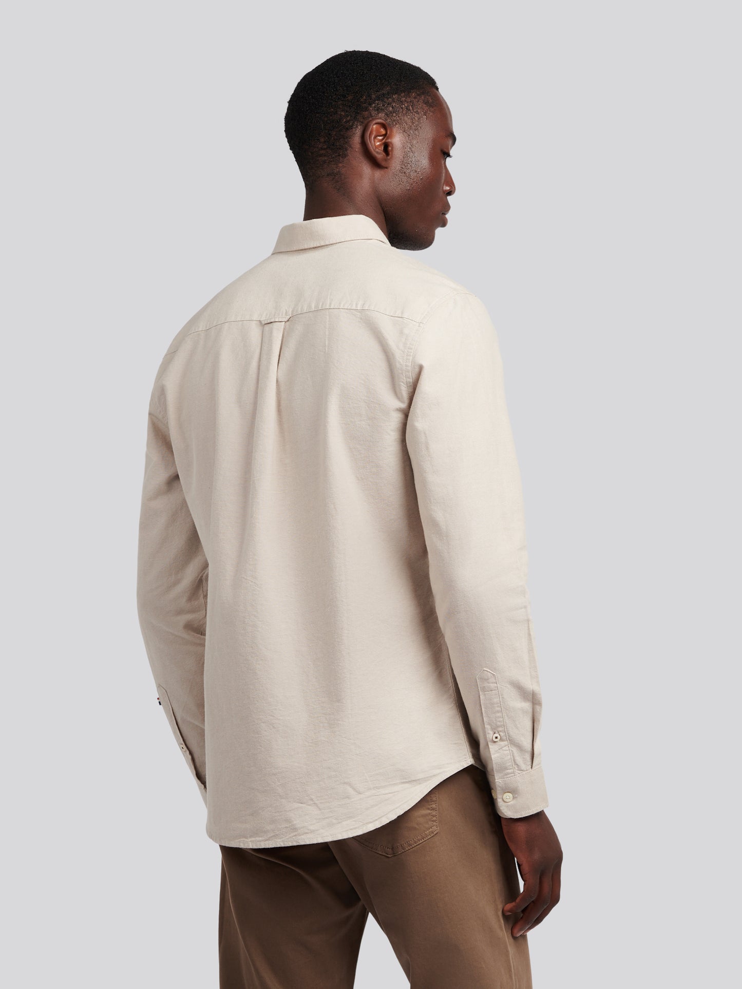 Mens Peached Oxford Shirt  in Atmosphere