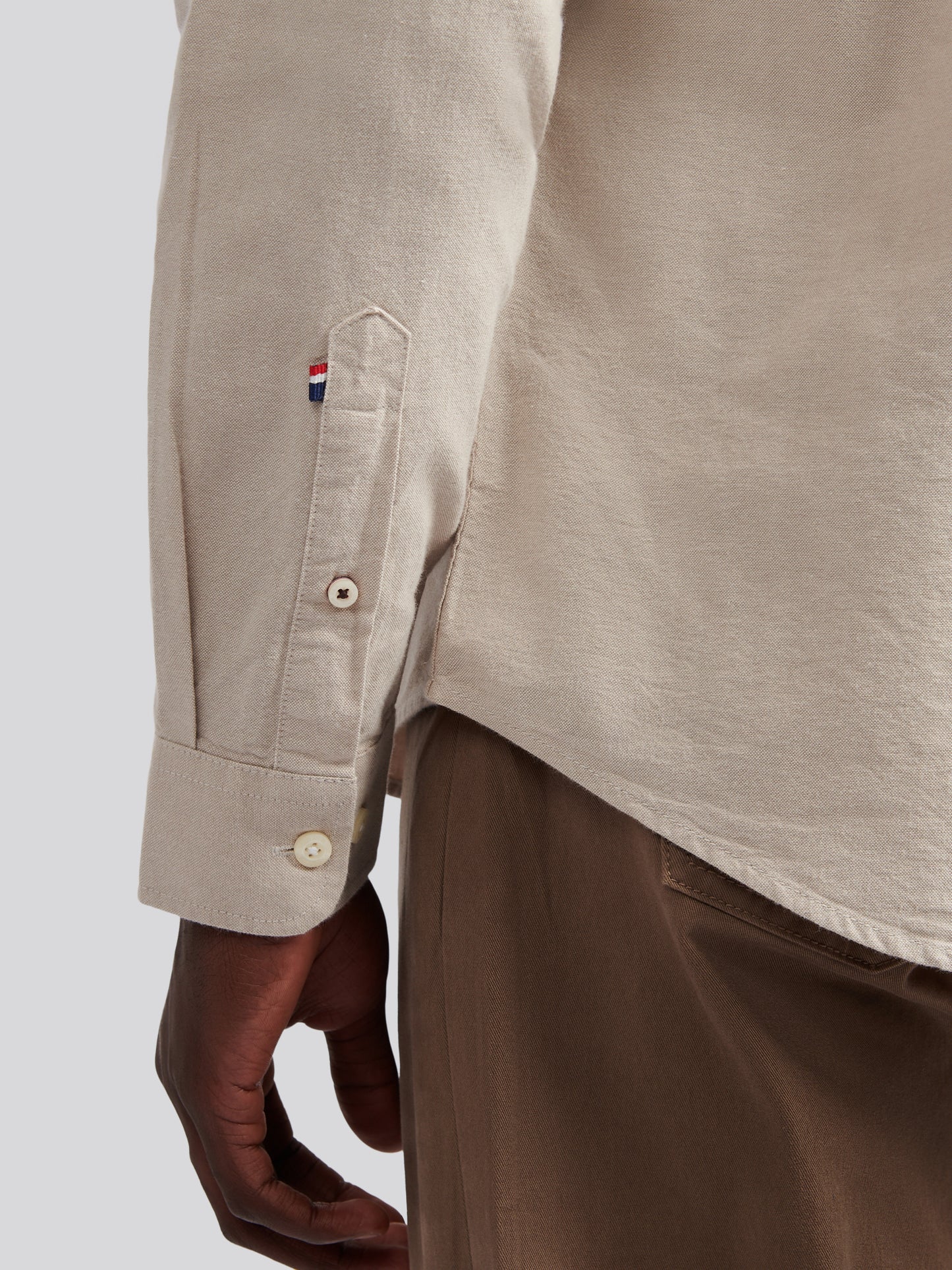 Mens Peached Oxford Shirt  in Atmosphere