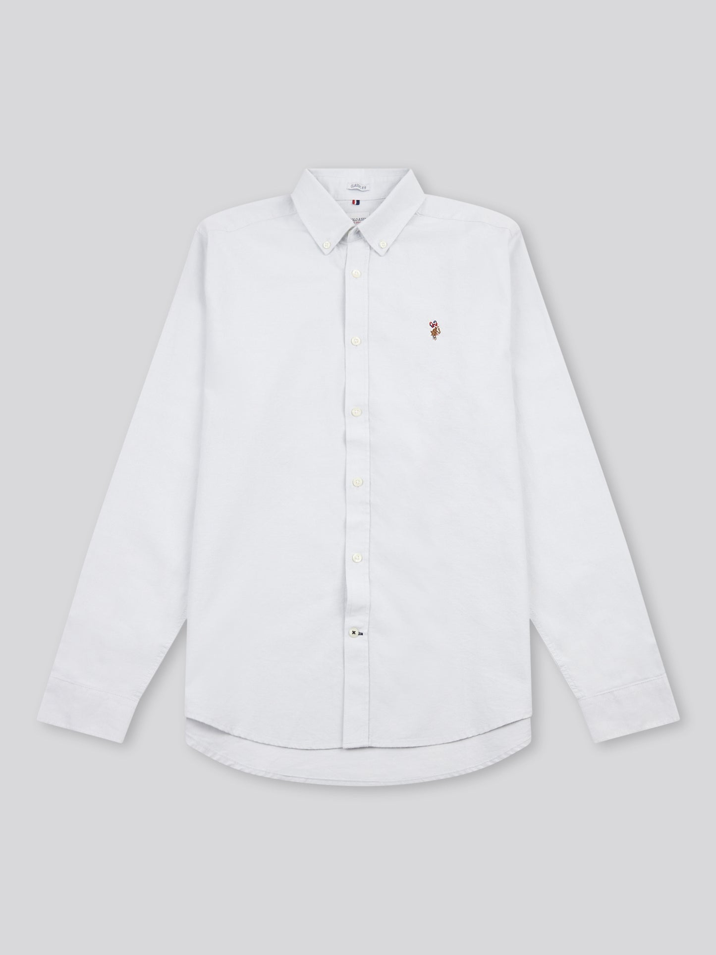 Mens Peached Oxford Shirt  in Oyster Mushroom