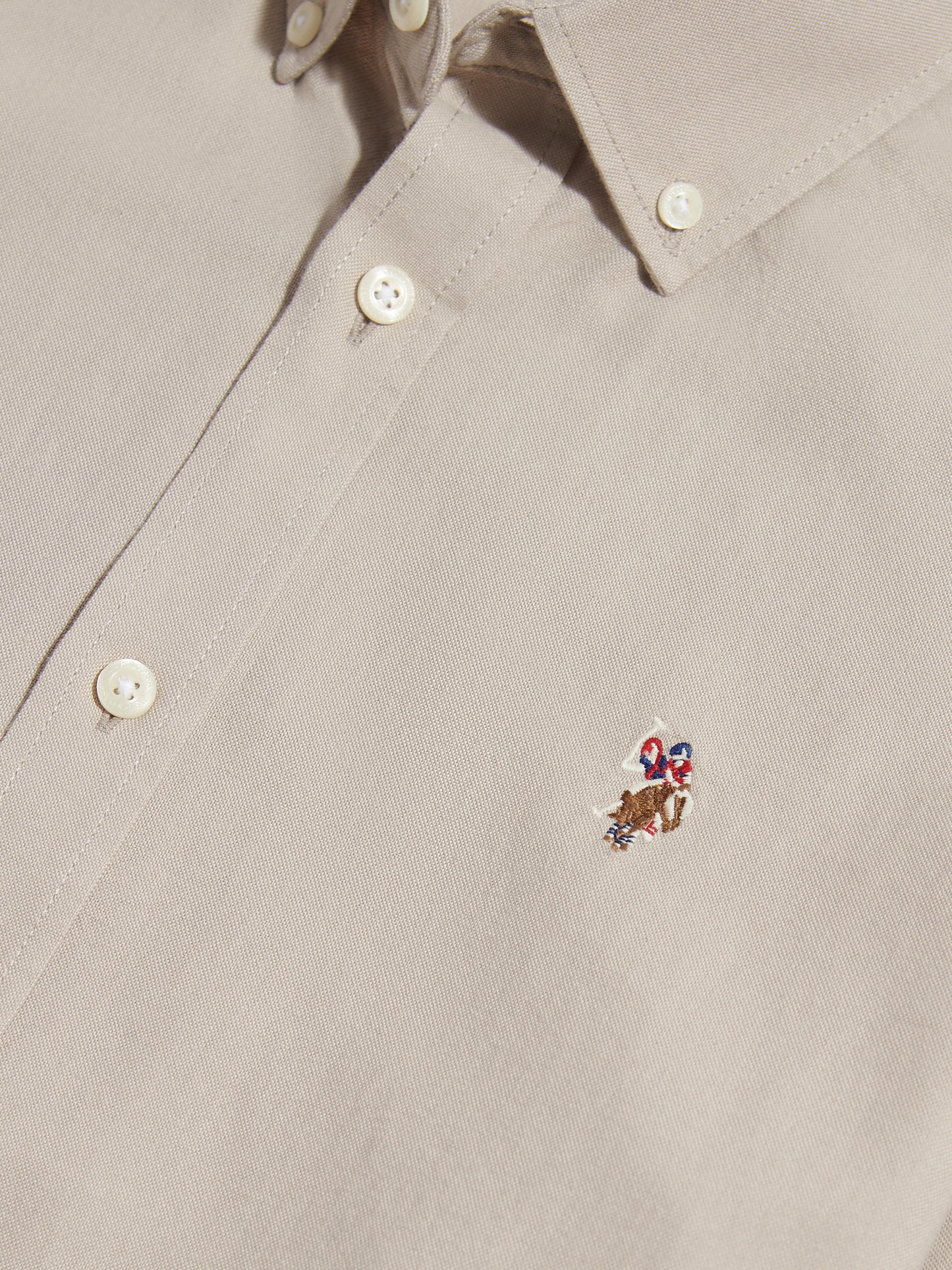 Mens Peached Oxford Shirt Nacreous Clouds