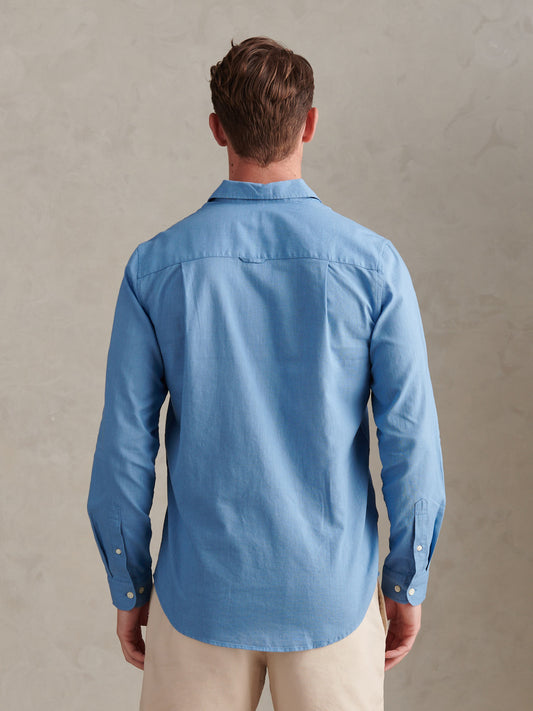 Mens Linen Blend Shirt Riviera