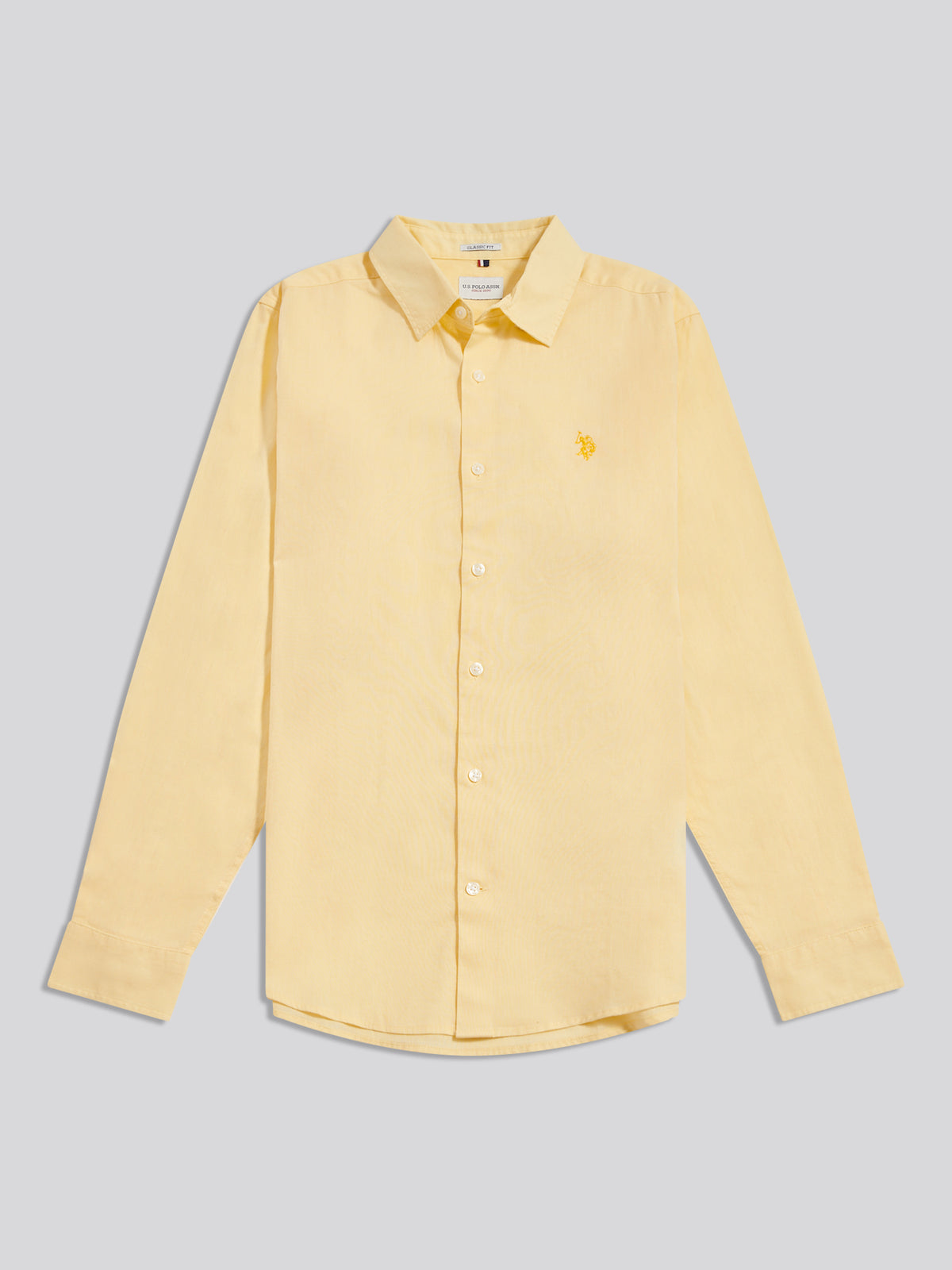 Mens Linen Blend Shirt Double Cream