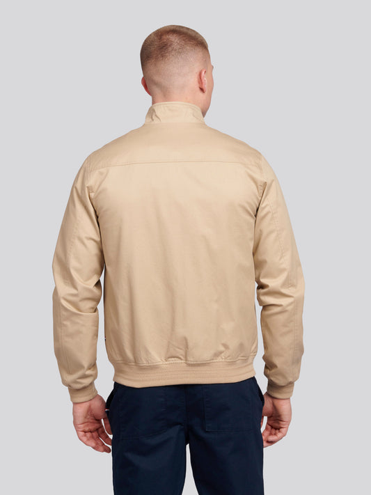 Mens Cotton Twill Harrington Jacket in Cornstalk