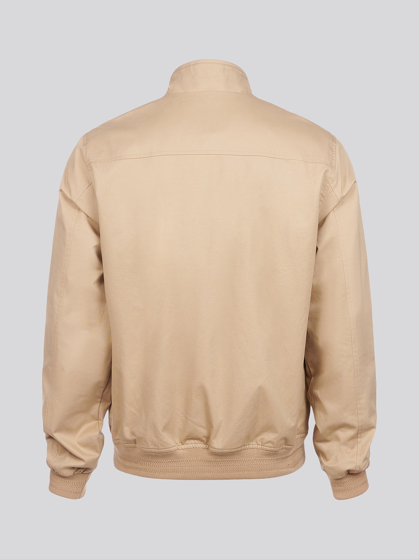 Mens Cotton Twill Harrington Jacket in Cornstalk