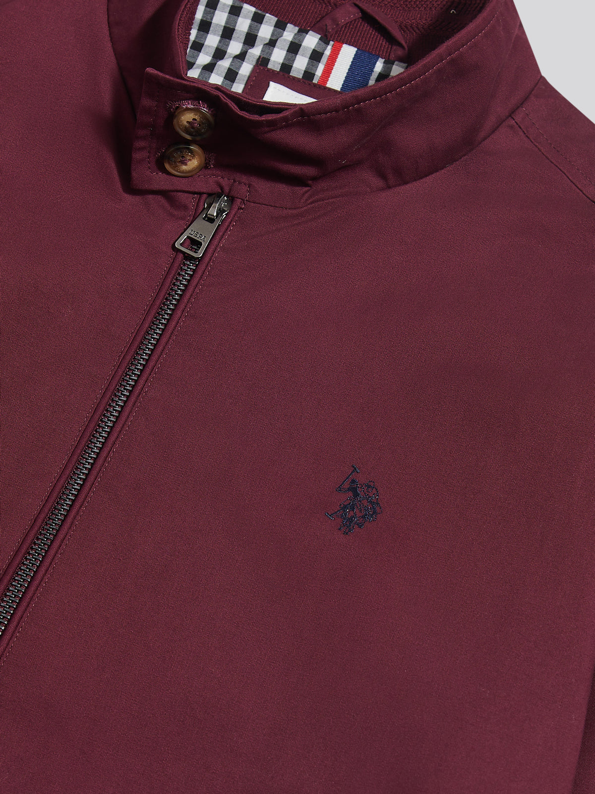 Mens Cotton Twill Harrington Jacket Fig