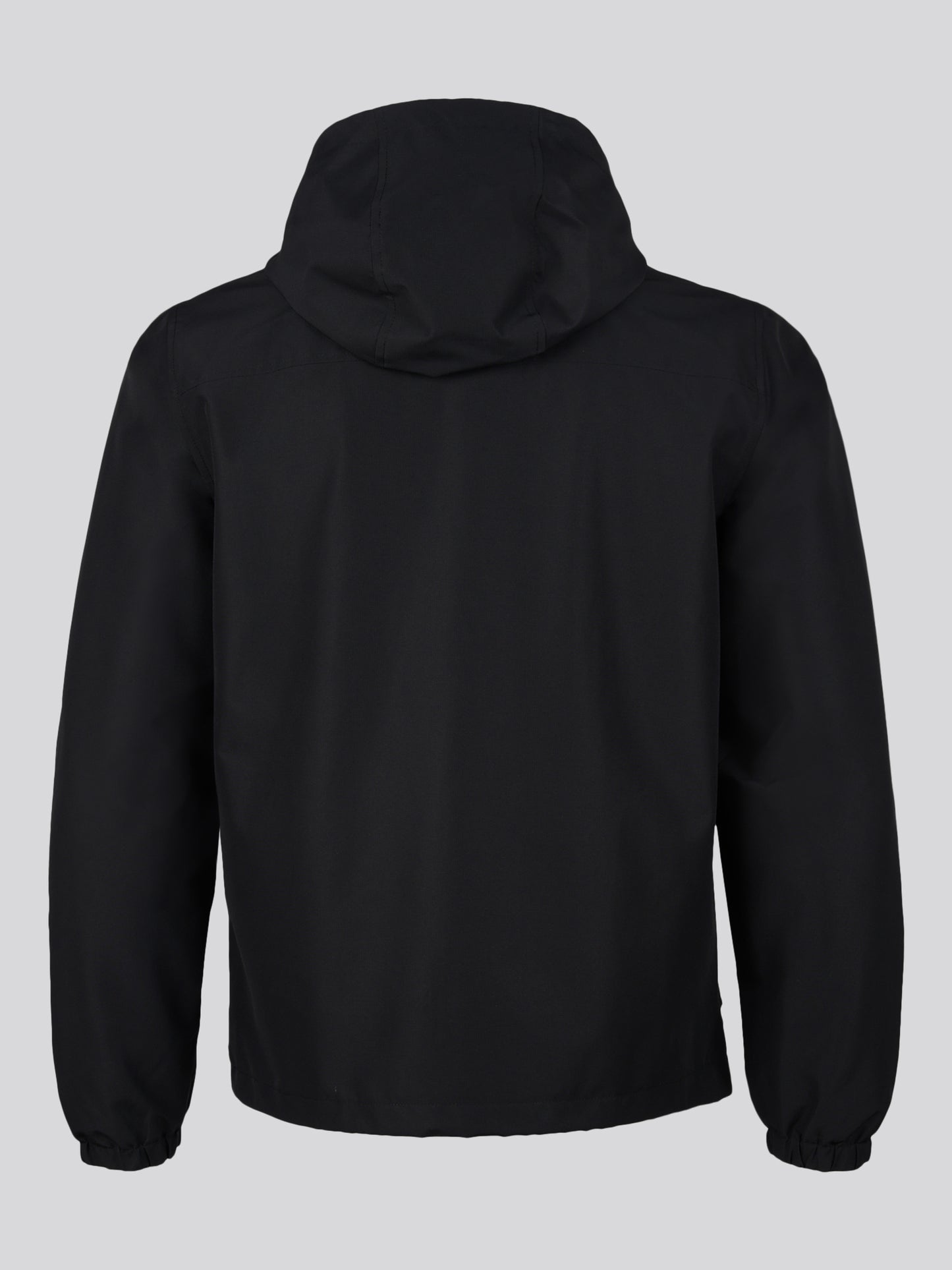 Mens Hooded Windbreaker Black Bright White DHM