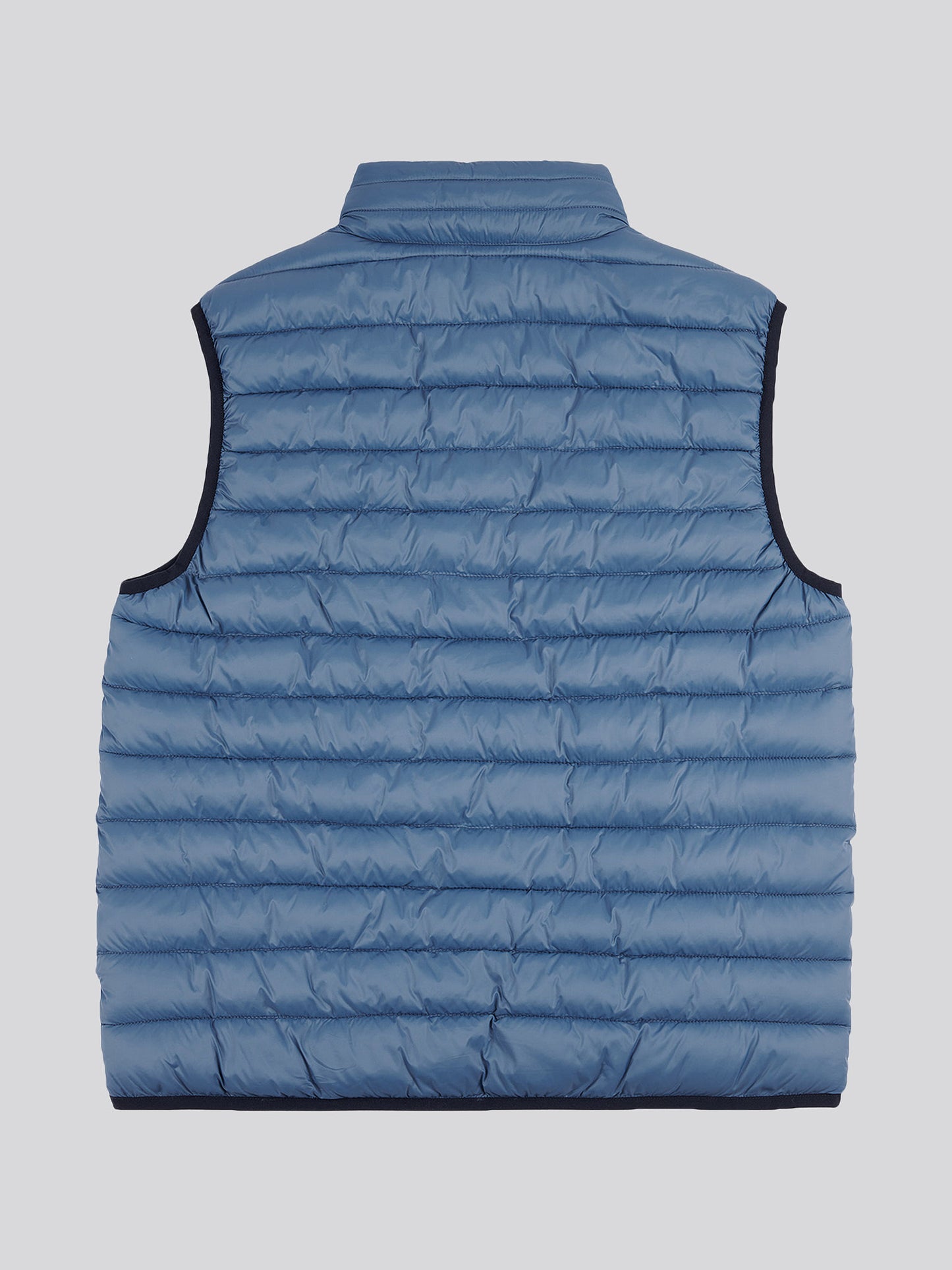 Mens Bound Quilted Gilet Blue Horizon