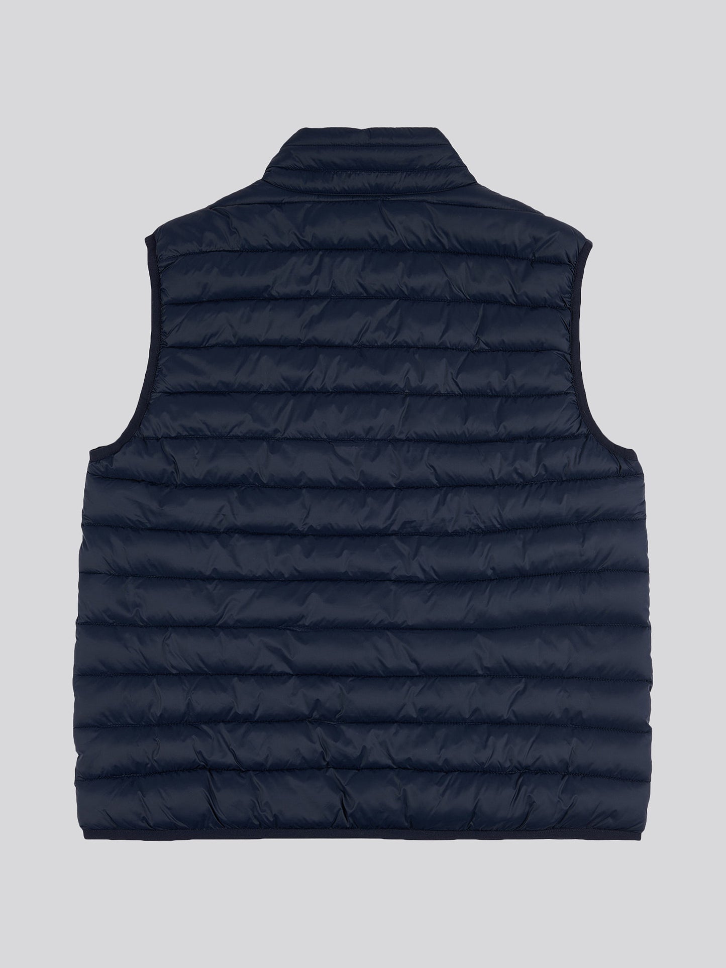 Mens Bound Quilted Gilet in Dark Sapphire Navy / Haute Red DHM