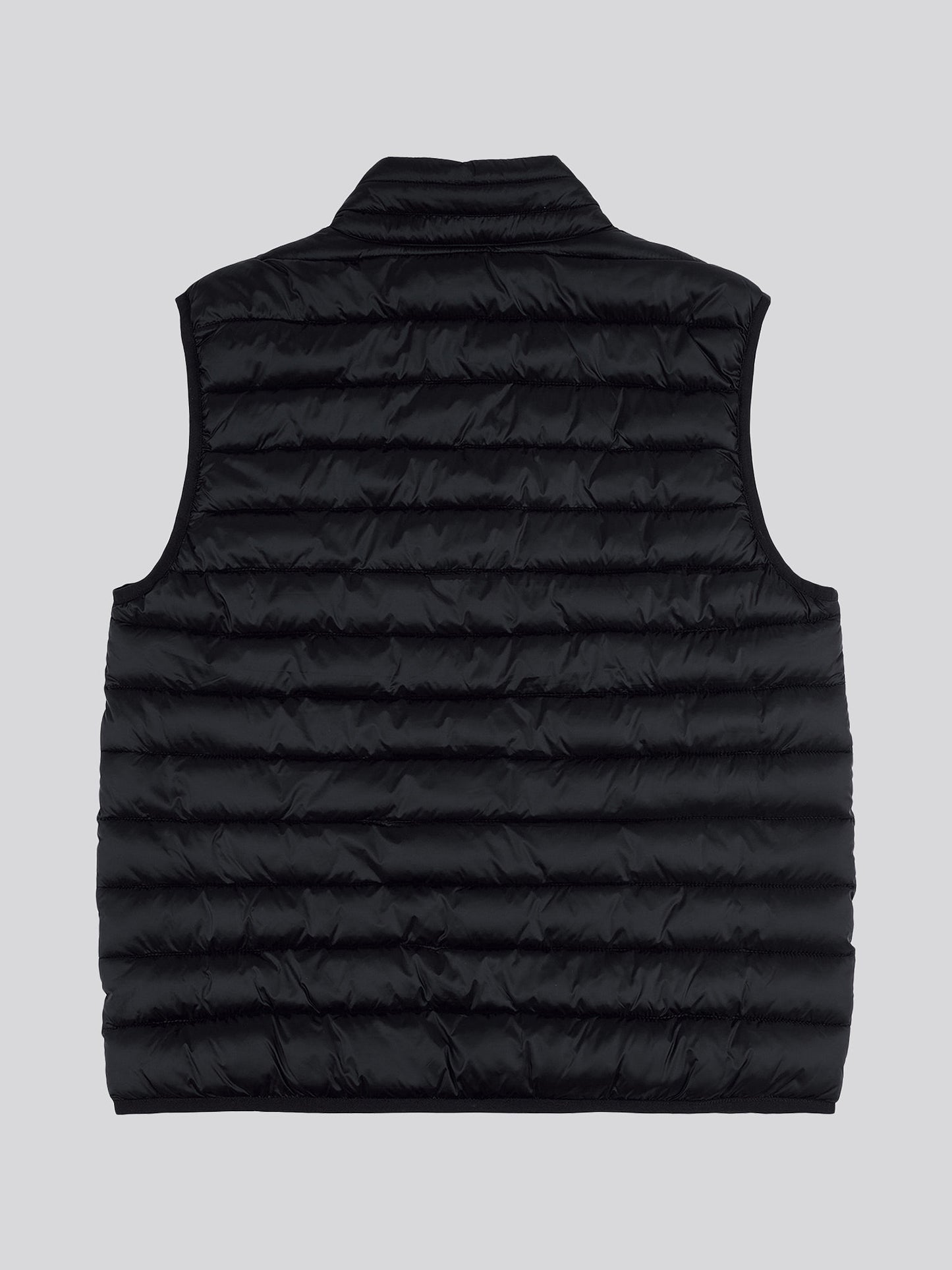 Mens Bound Quilted Gilet in Black Bright White DHM