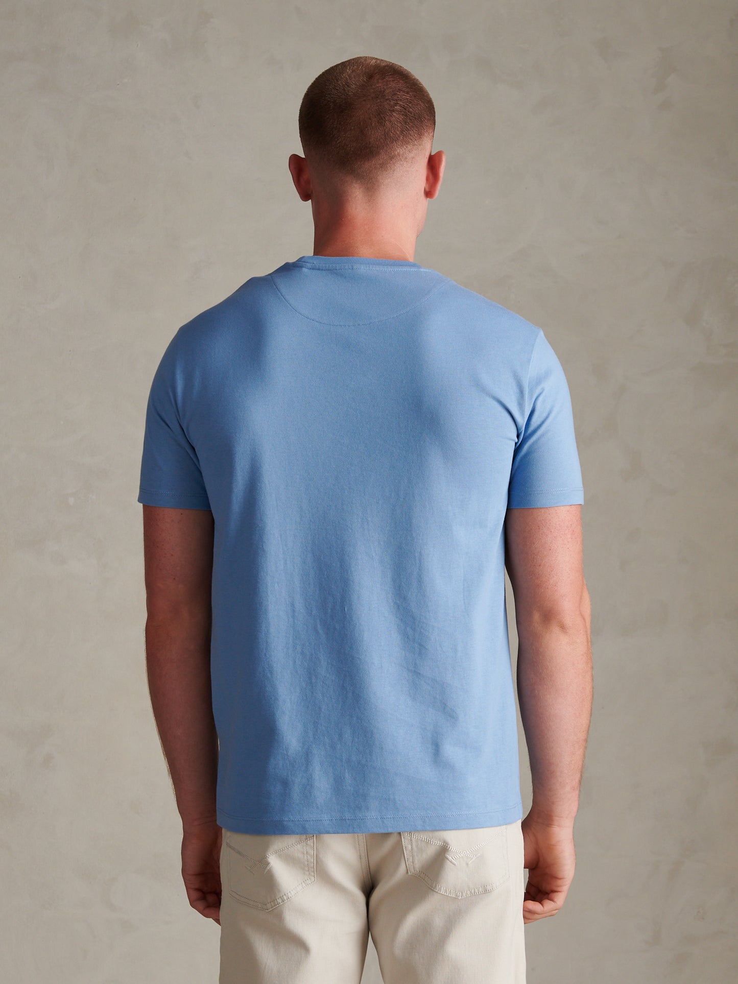 Mens Signature Arch Print T-Shirt Ashleigh Blue