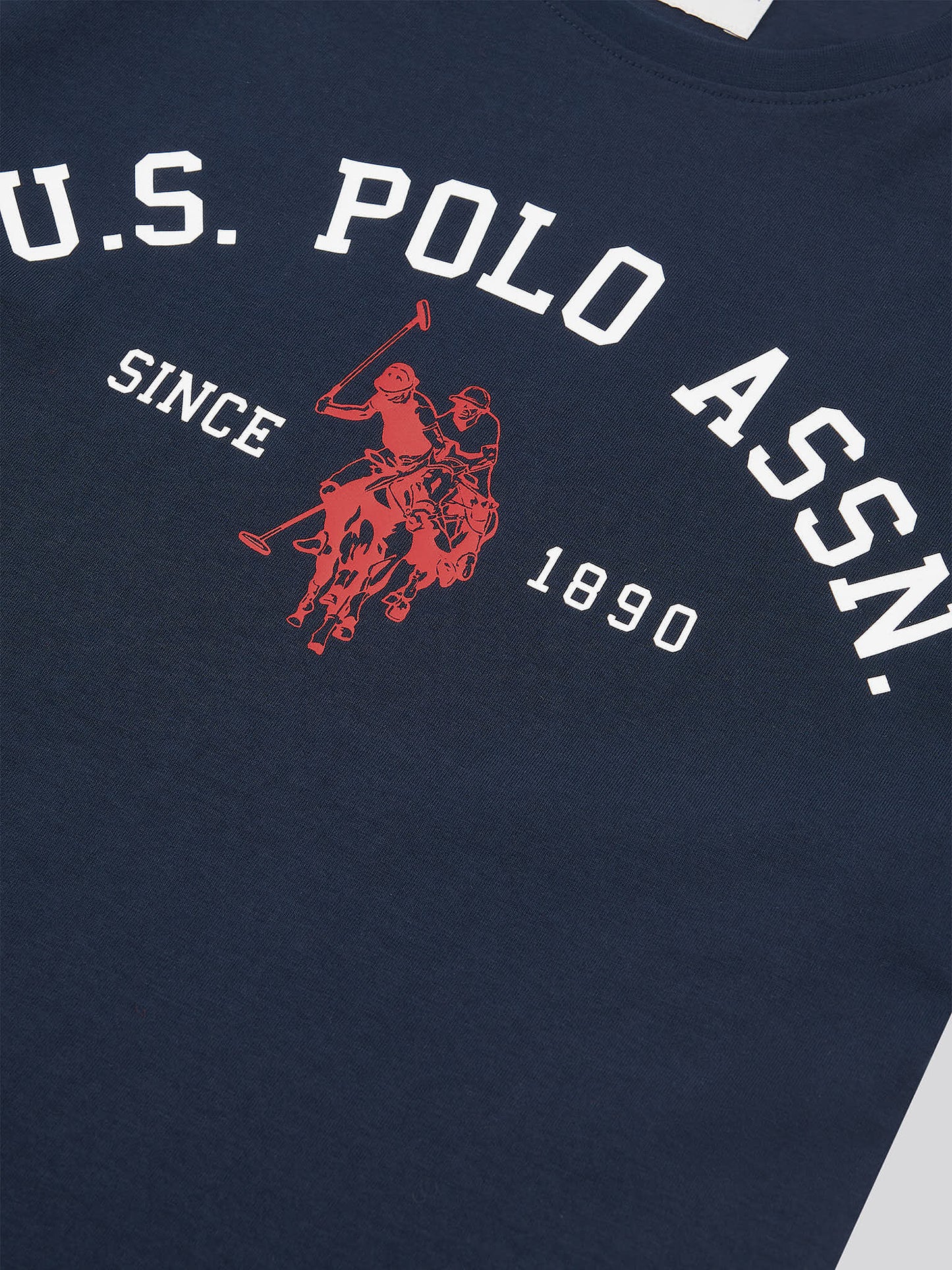 Mens Signature Arch Print T-Shirt in Dark Sapphire Navy