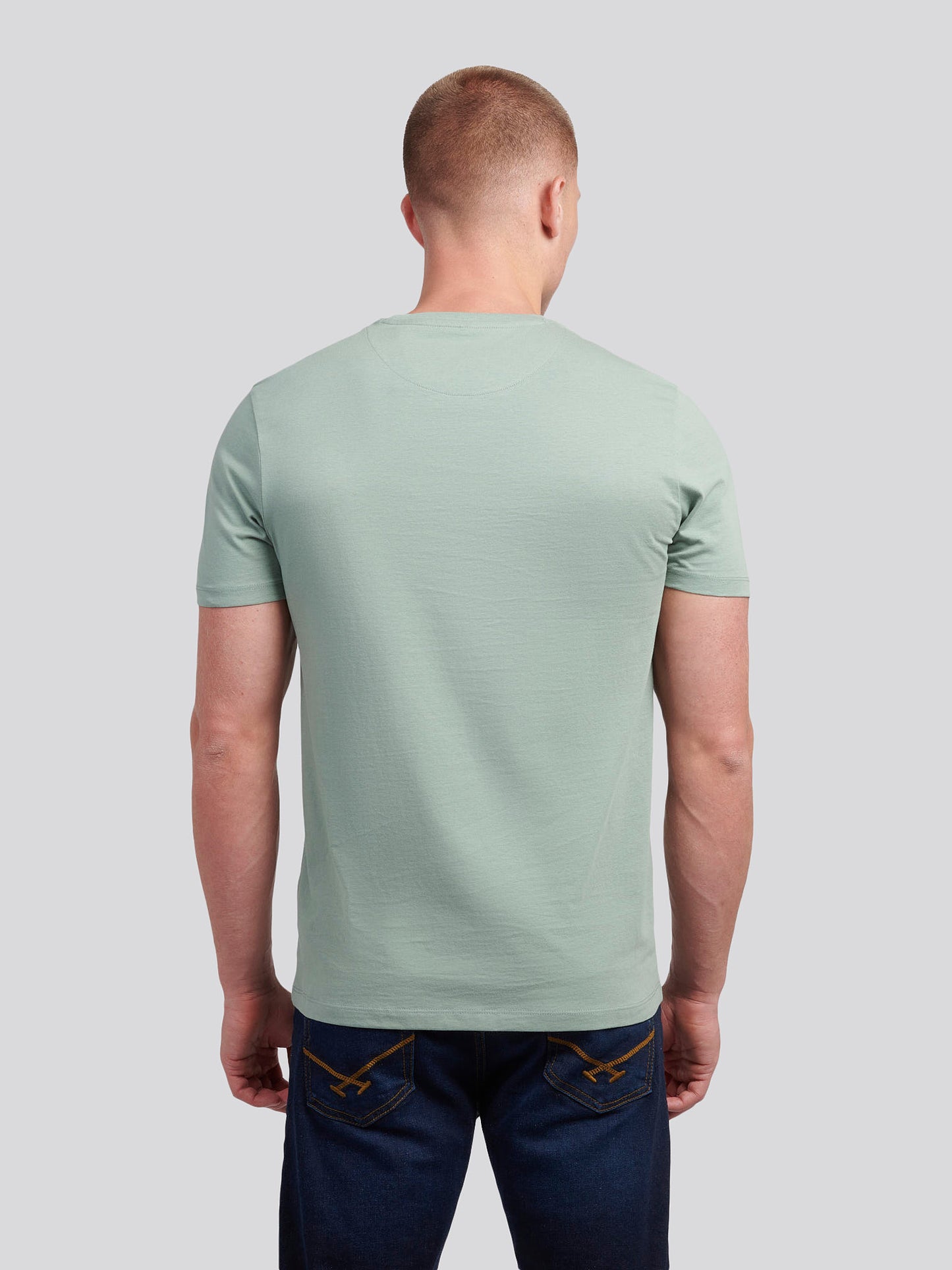 Mens Signature Arch Print T-Shirt Chinois Green