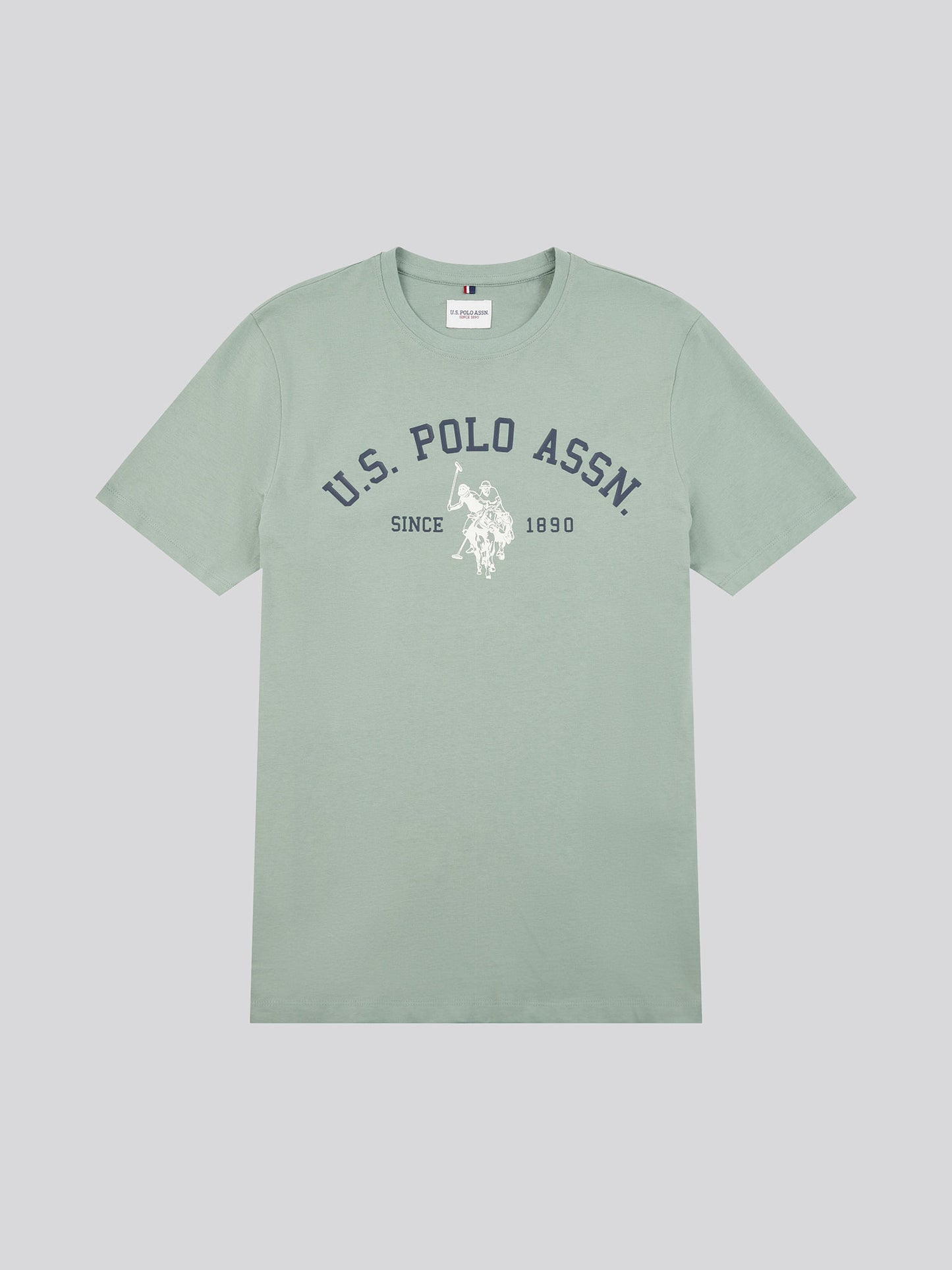 Mens Signature Arch Print T-Shirt Chinois Green