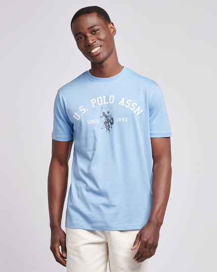 Mens Signature Arch Print T-Shirt in Allure