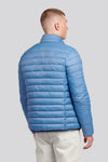 Mens Lightweight Bound Quilted Jacket in Blue Horizon