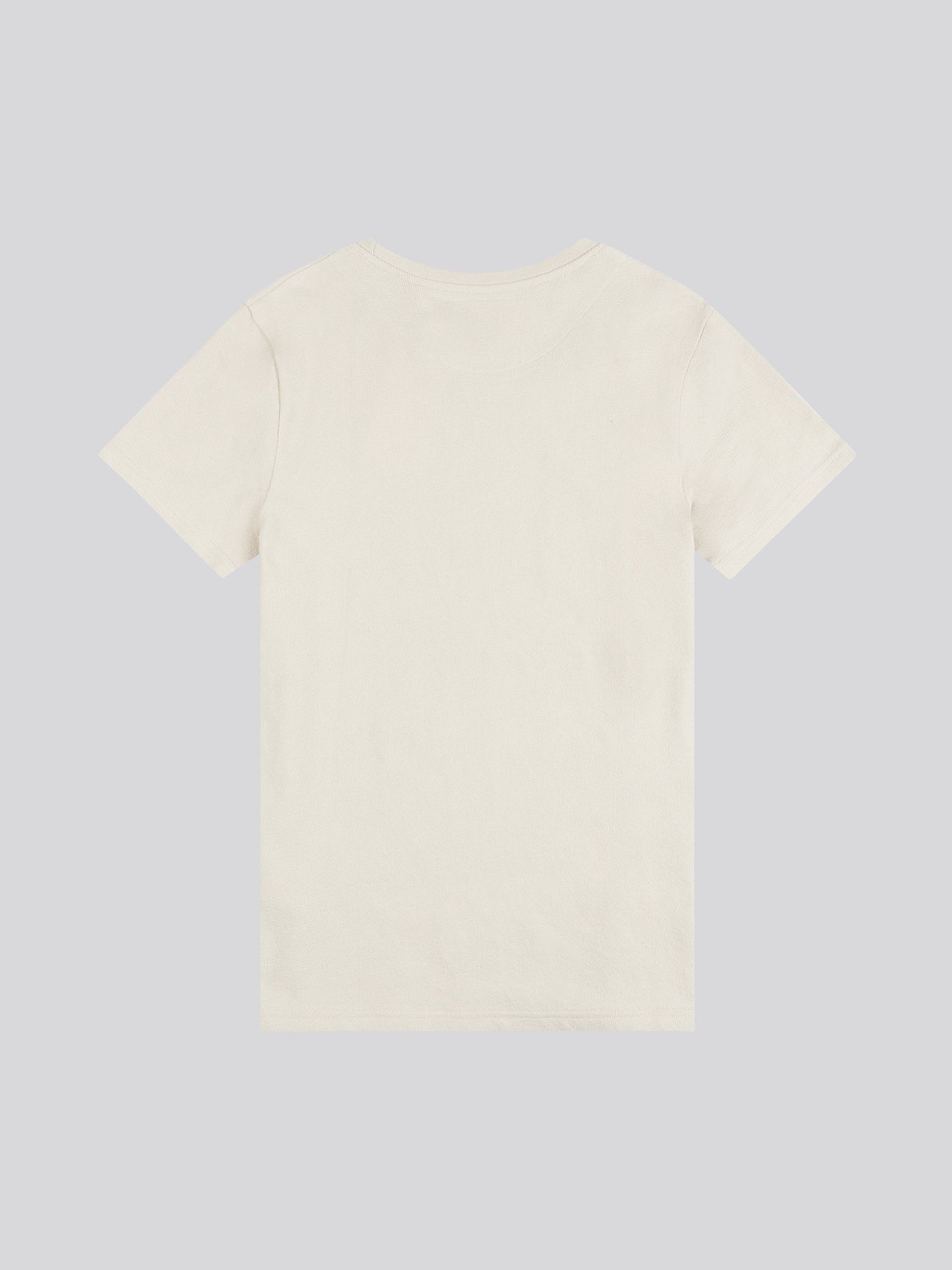 Mens Textured Terry T-Shirt in French Oak