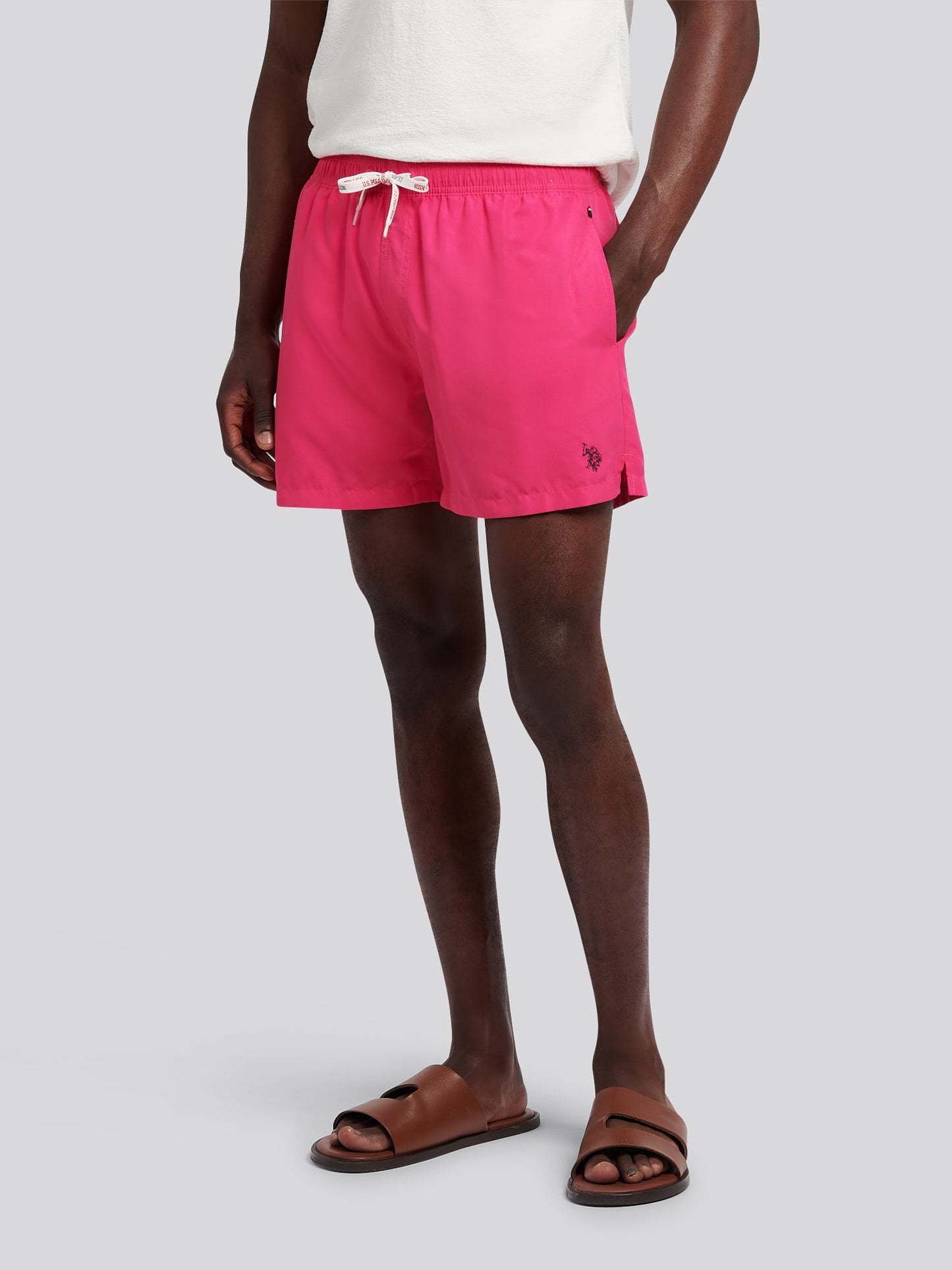 Mens Core Swim Short in Raspberry Sorbet