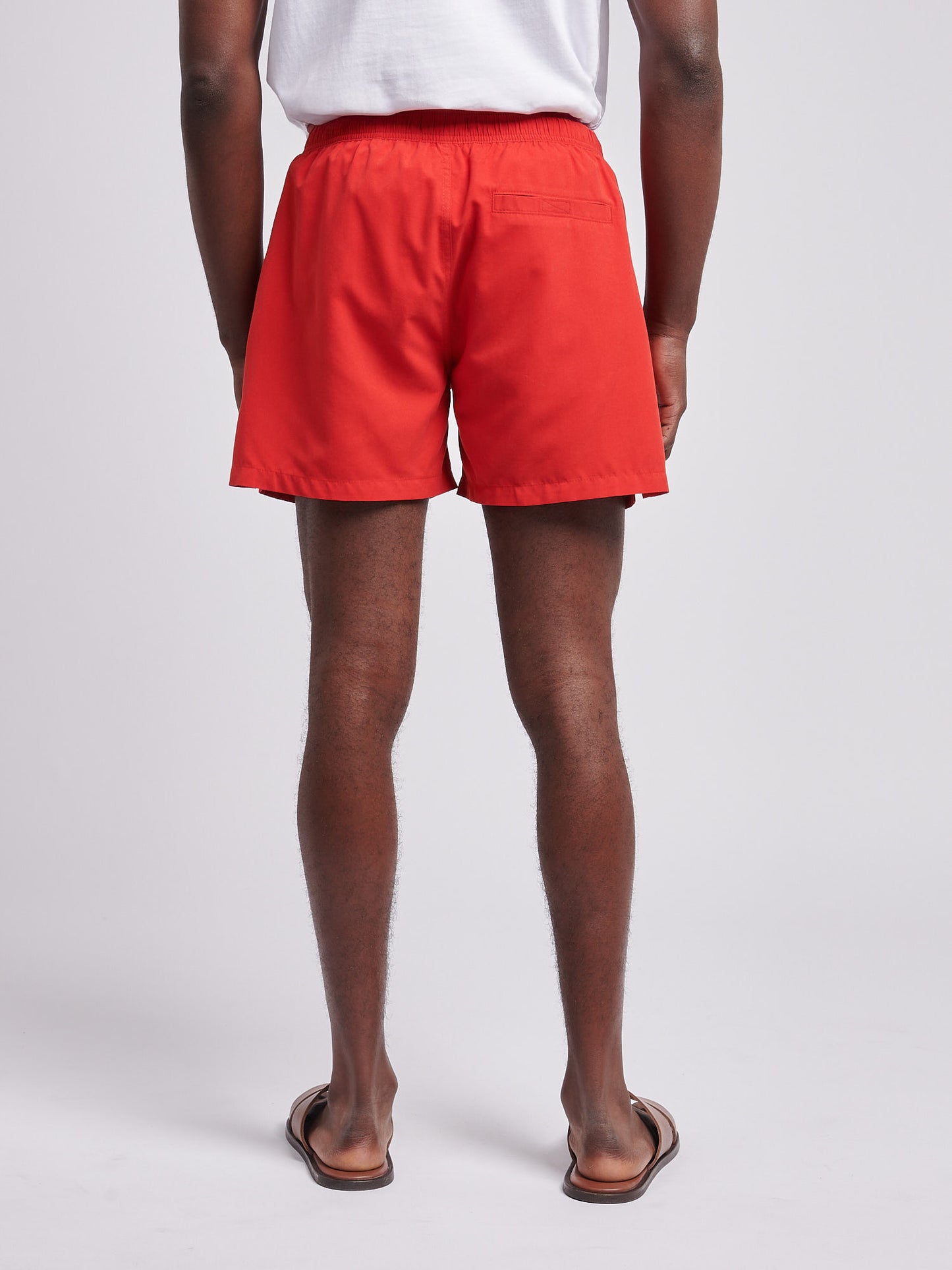 Mens Core Swim Short in Haute Red