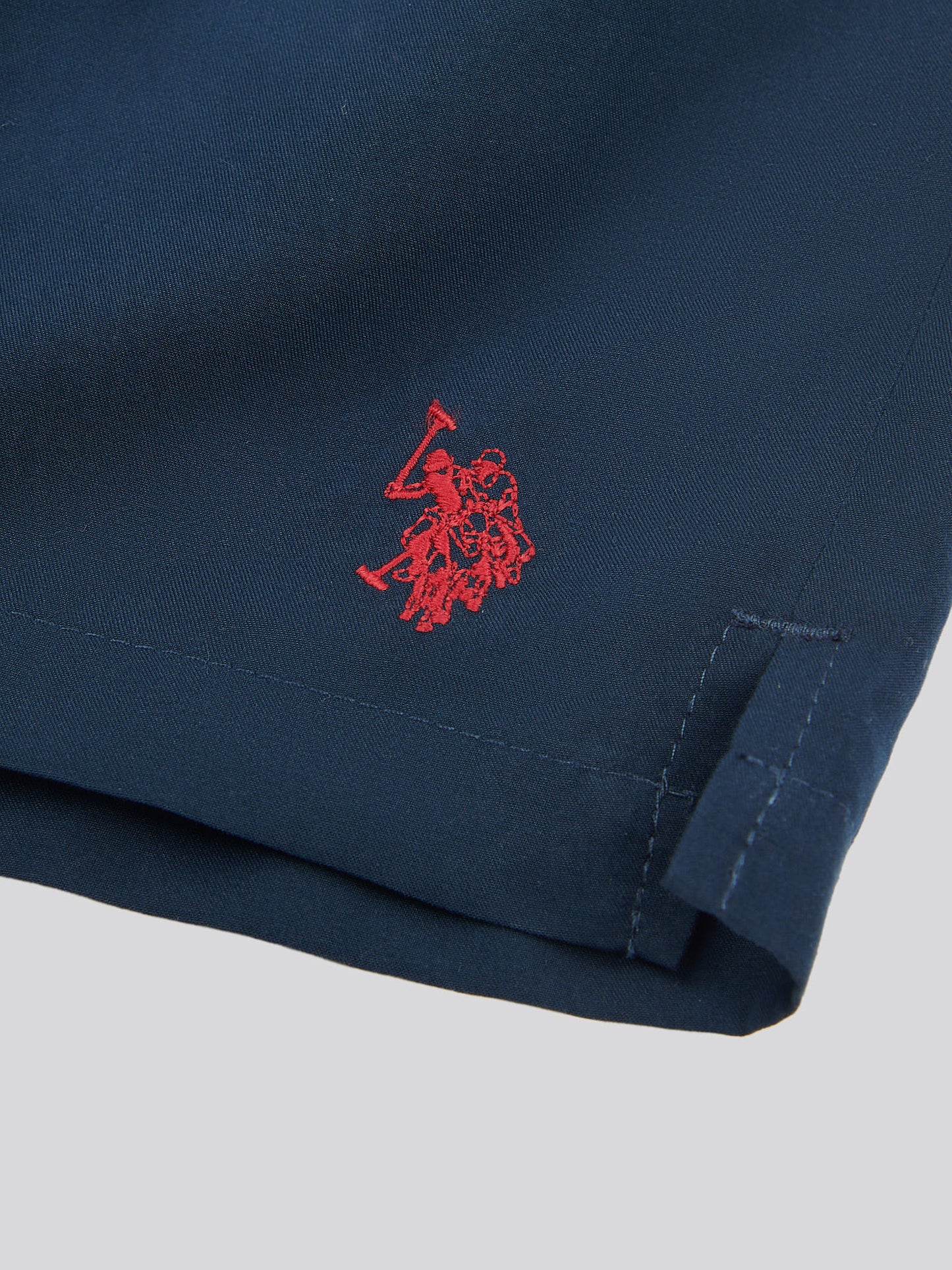 Mens Core Swim Short Dark Sapphire Navy / Haute Red DHM