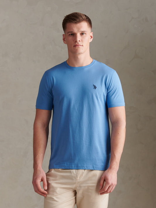 Mens Double Horsemen T-Shirt Riviera