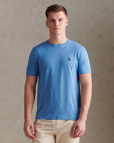 Mens Double Horsemen T-Shirt Riviera